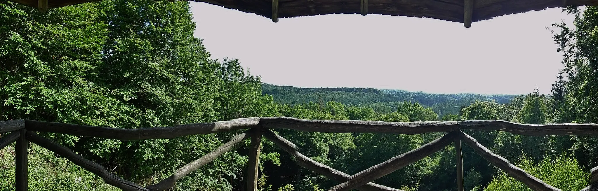 Photo showing: Blick von der Aussichtsplatform Falkenkopf nach Süden.