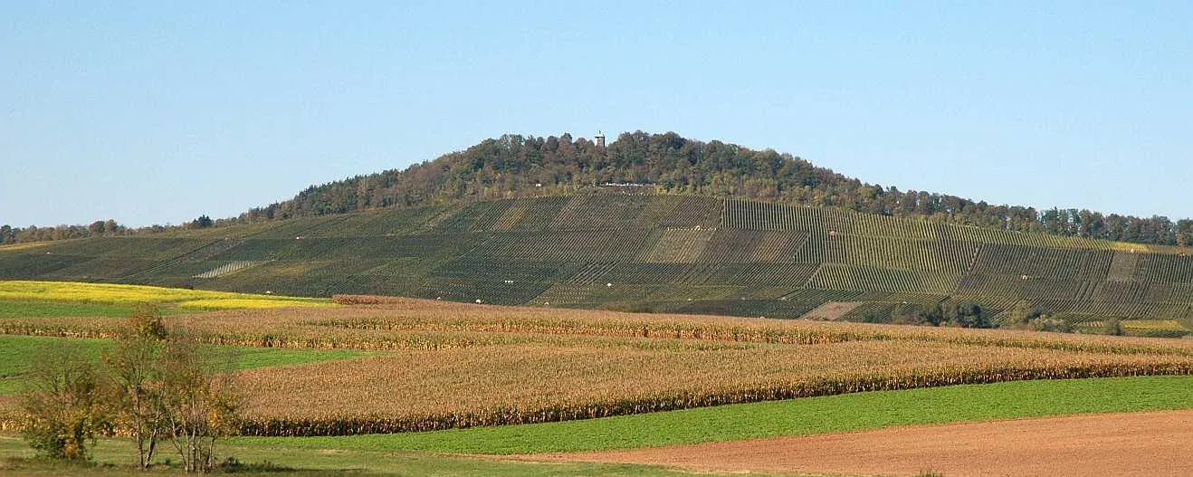 Photo showing: Wunnenstein, seen from the road Großbottwar–Winzerhausen.
