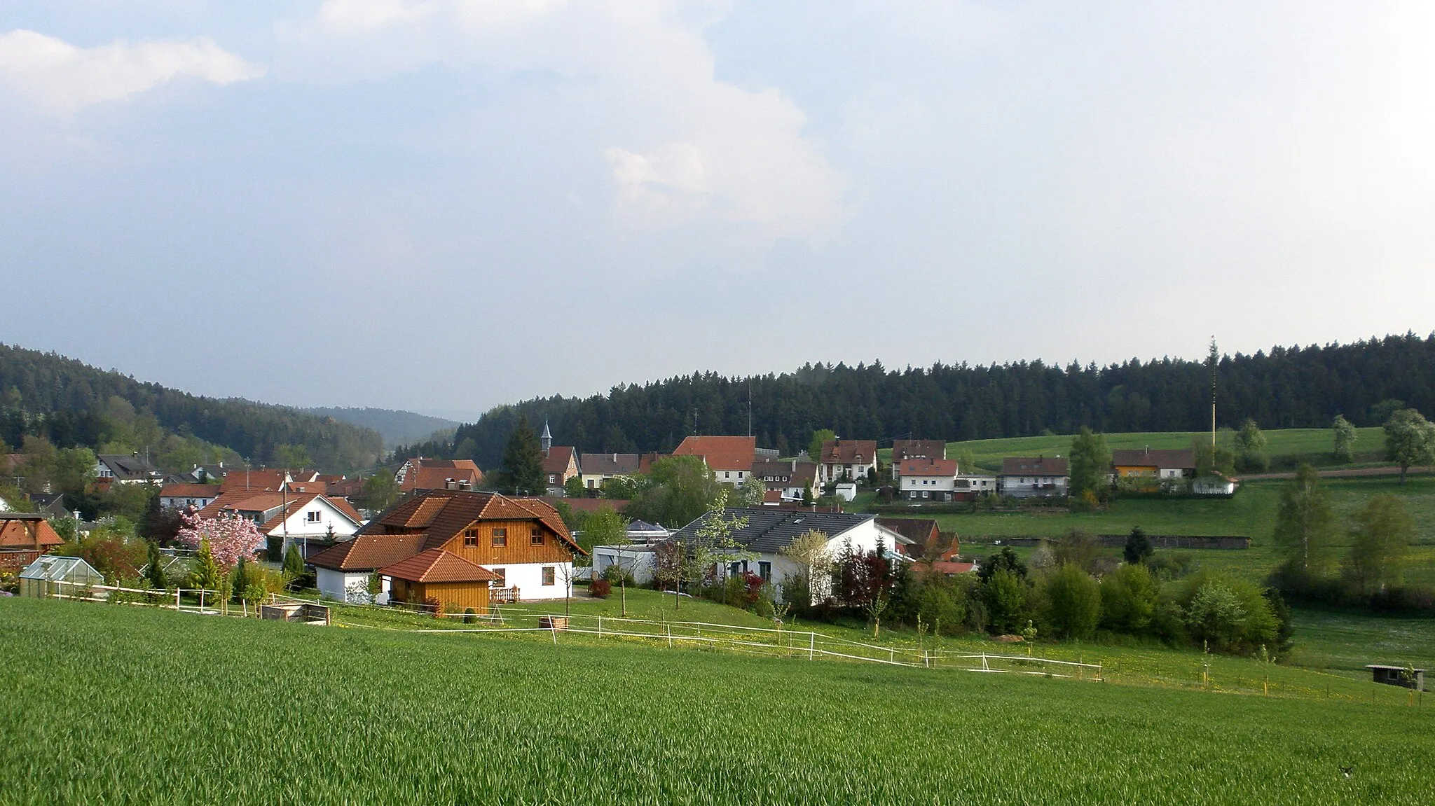Photo showing: Blick auf Birkenlohe, einen Teilort von Ruppertshofen (Ostalbkreis).