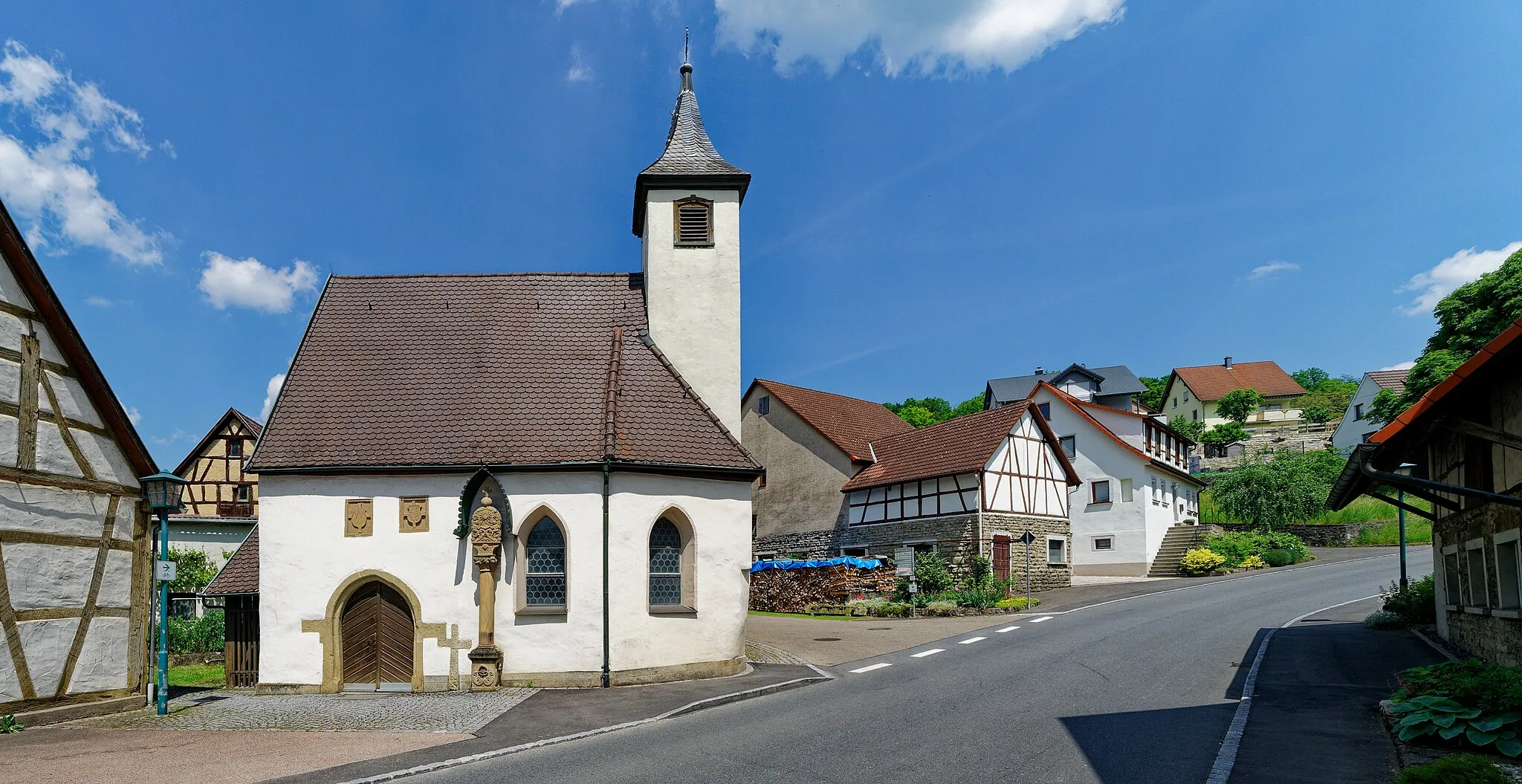 Photo showing: Chapel of St. Bernard in Ailringen.