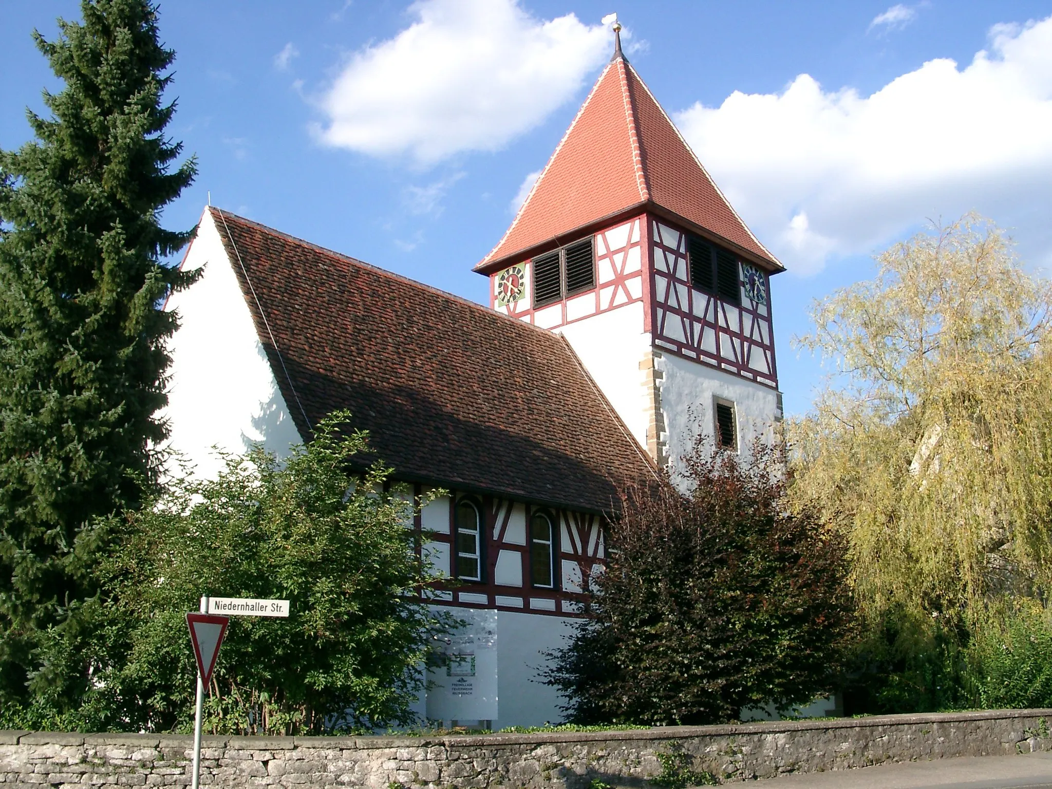 Photo showing: Weißbach (Hohenlohe), Evangelische Kirche