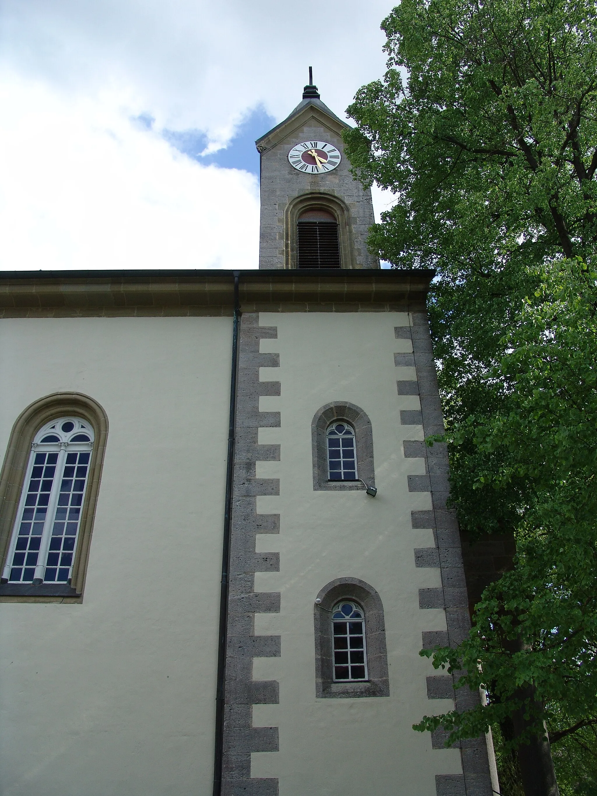 Photo showing: evang-luth. Kirche St. Veit in Oberoestheim