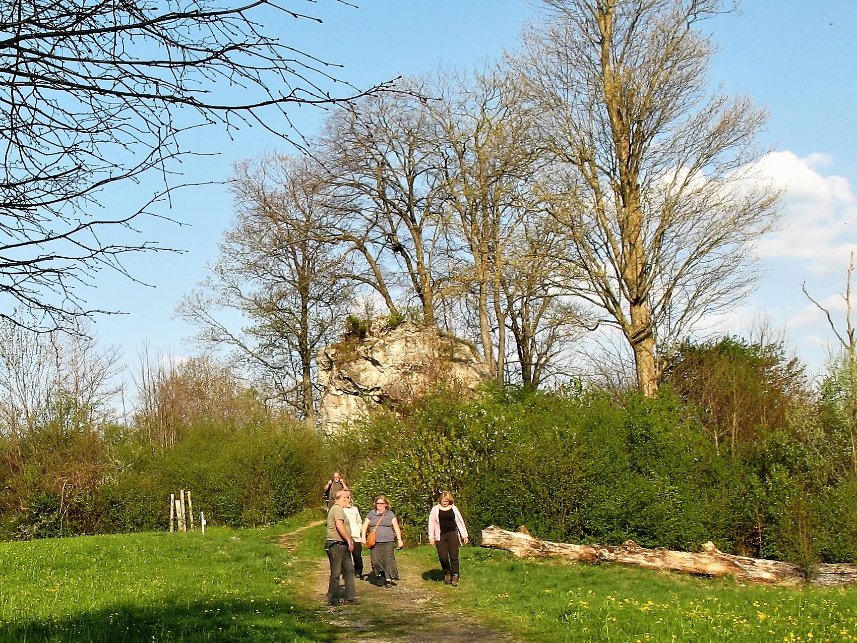 Photo showing: Wäldlesfels, natural monument in Steinheim am Albuch, Baden-Württemberg, Germany.