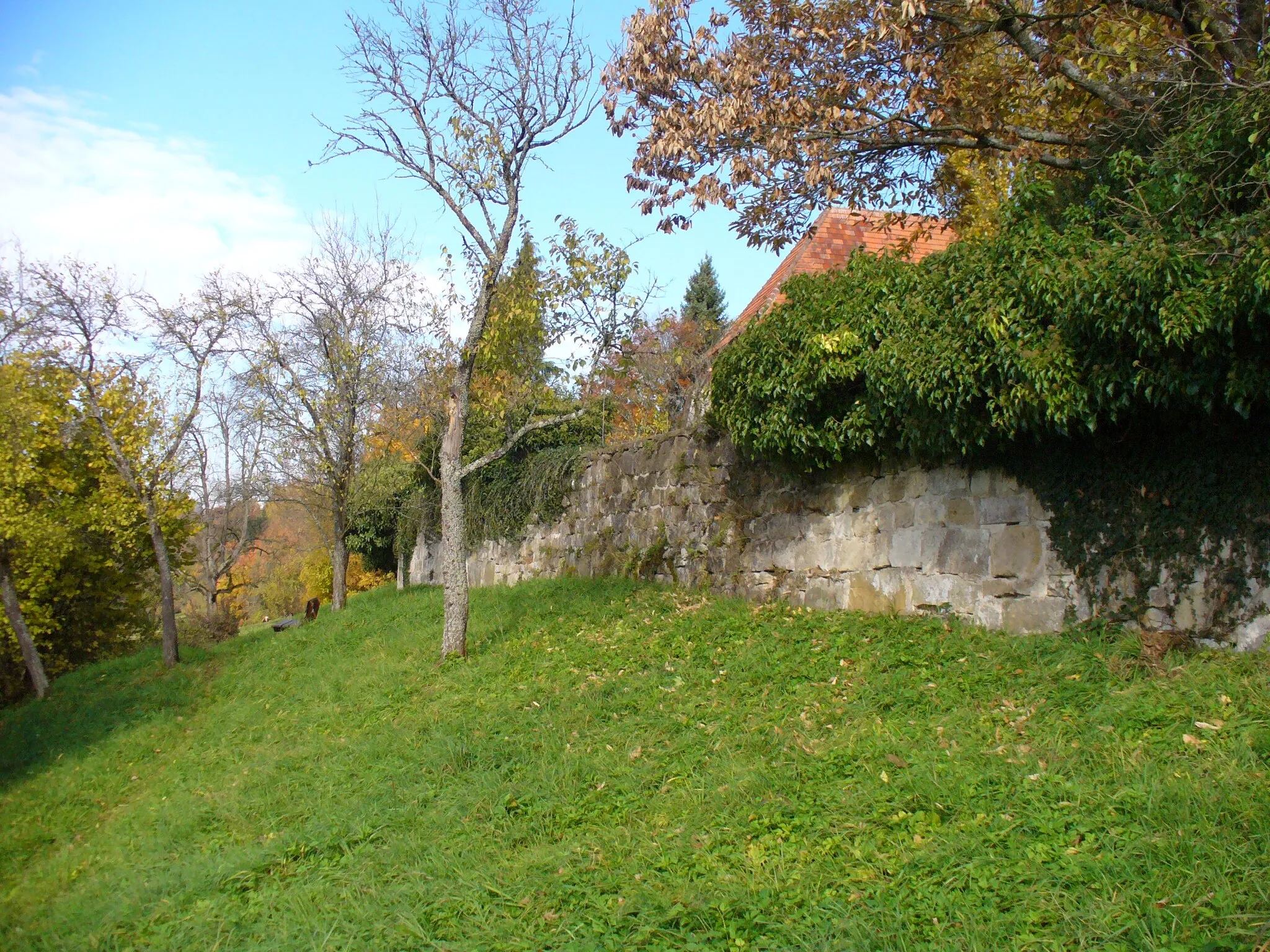 Photo showing: Adelberg Abbey, Wall