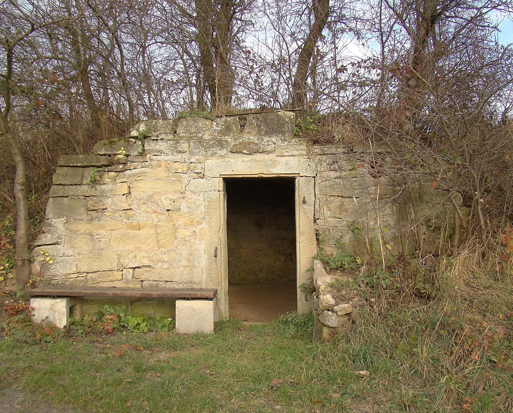 Photo showing: Old vineyard guardians' shelter, near Kirchheim am Neckar