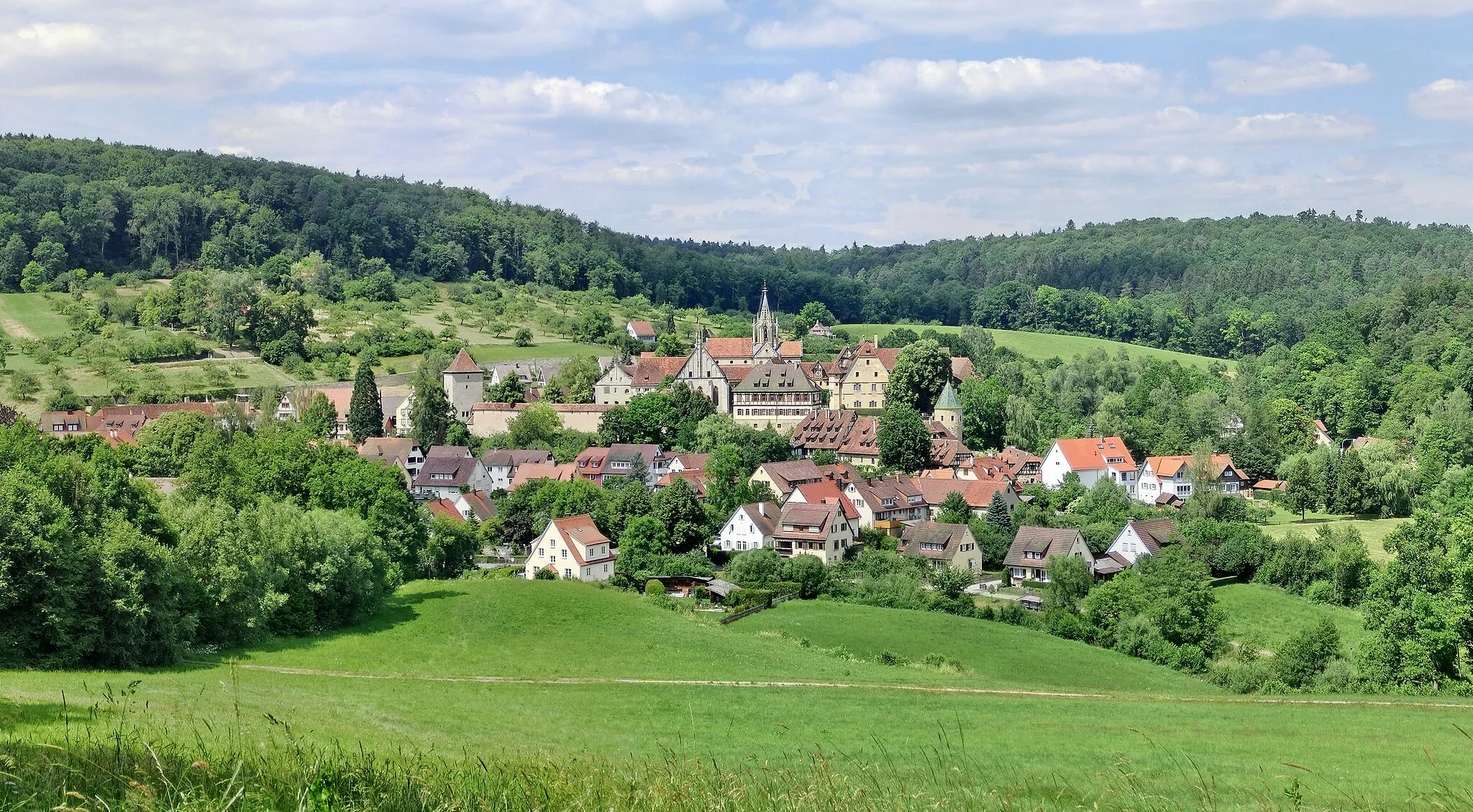 Photo showing: Bebenhausen, the least populous district of Tübingen, Baden-Württemberg.