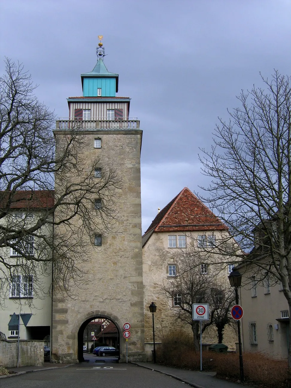 Photo showing: Das Stadttor (Oberes Tor) in Markgröningen