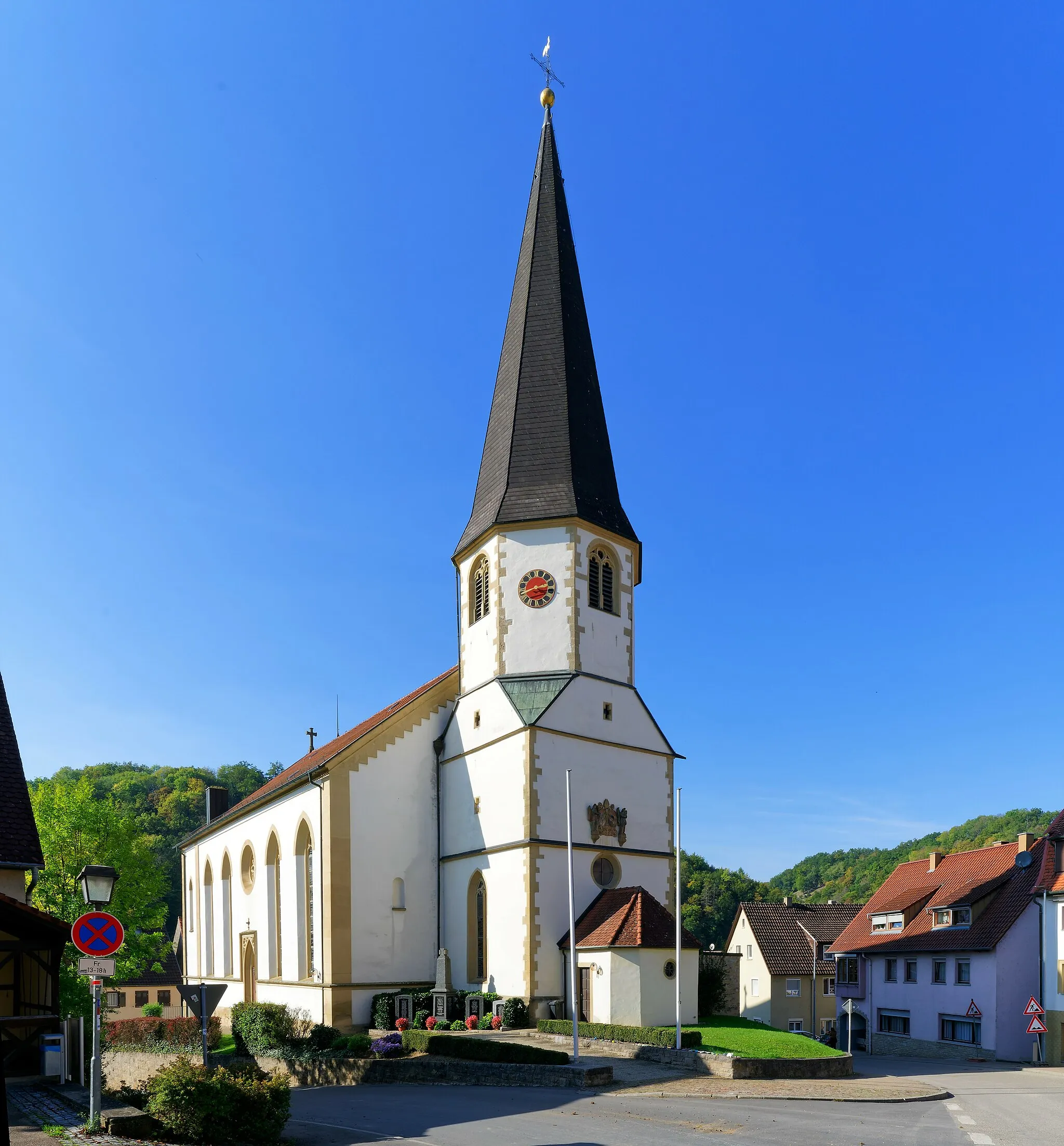 Photo showing: The Church of St. Sebastian in Berlichingen.