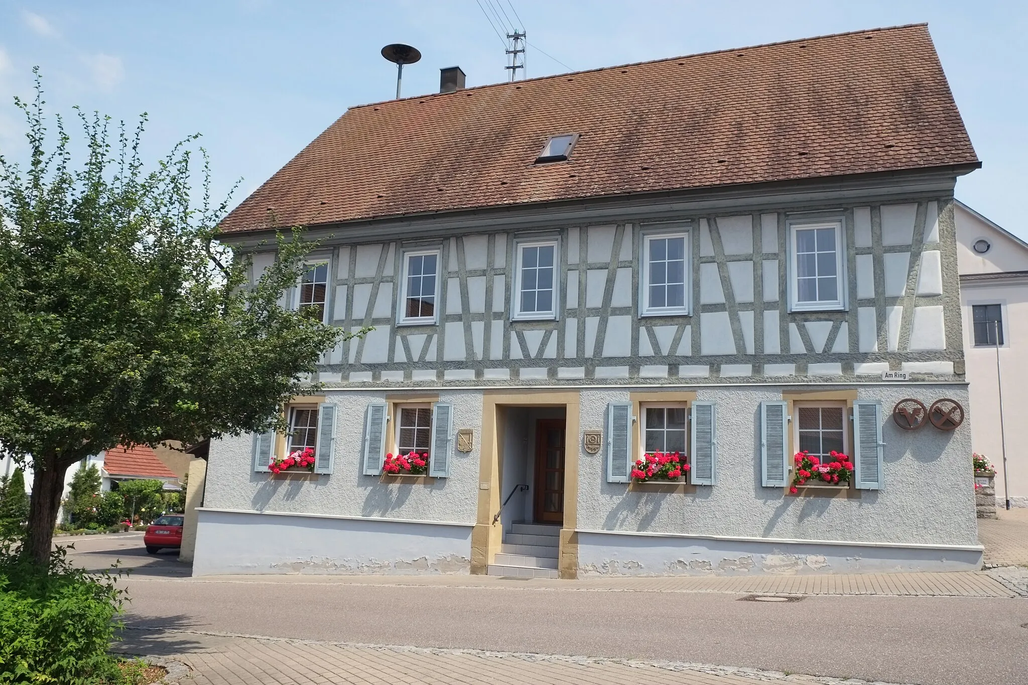 Photo showing: Ehemaliges Rathaus in Sindeldorf, einem Ortsteil von Schöntal im Hohenlohekreis (Baden-Württemberg, Deutschland)