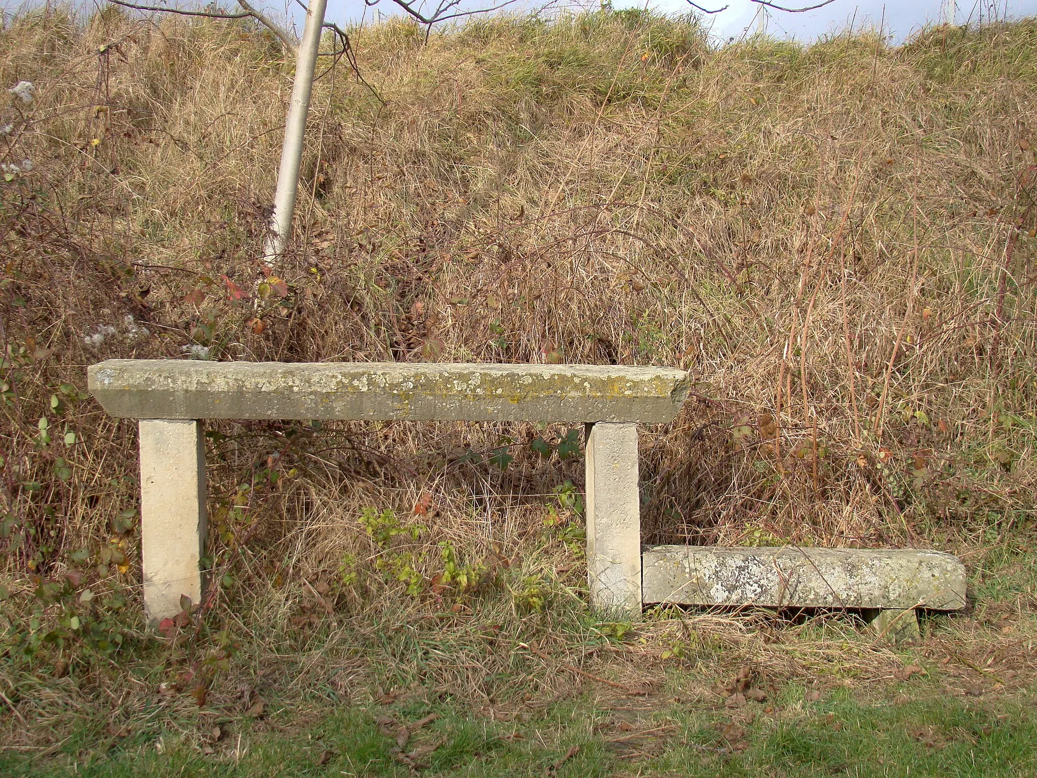 Photo showing: Old resting bench at the Kehlweg east of Vaihingen an der Enz