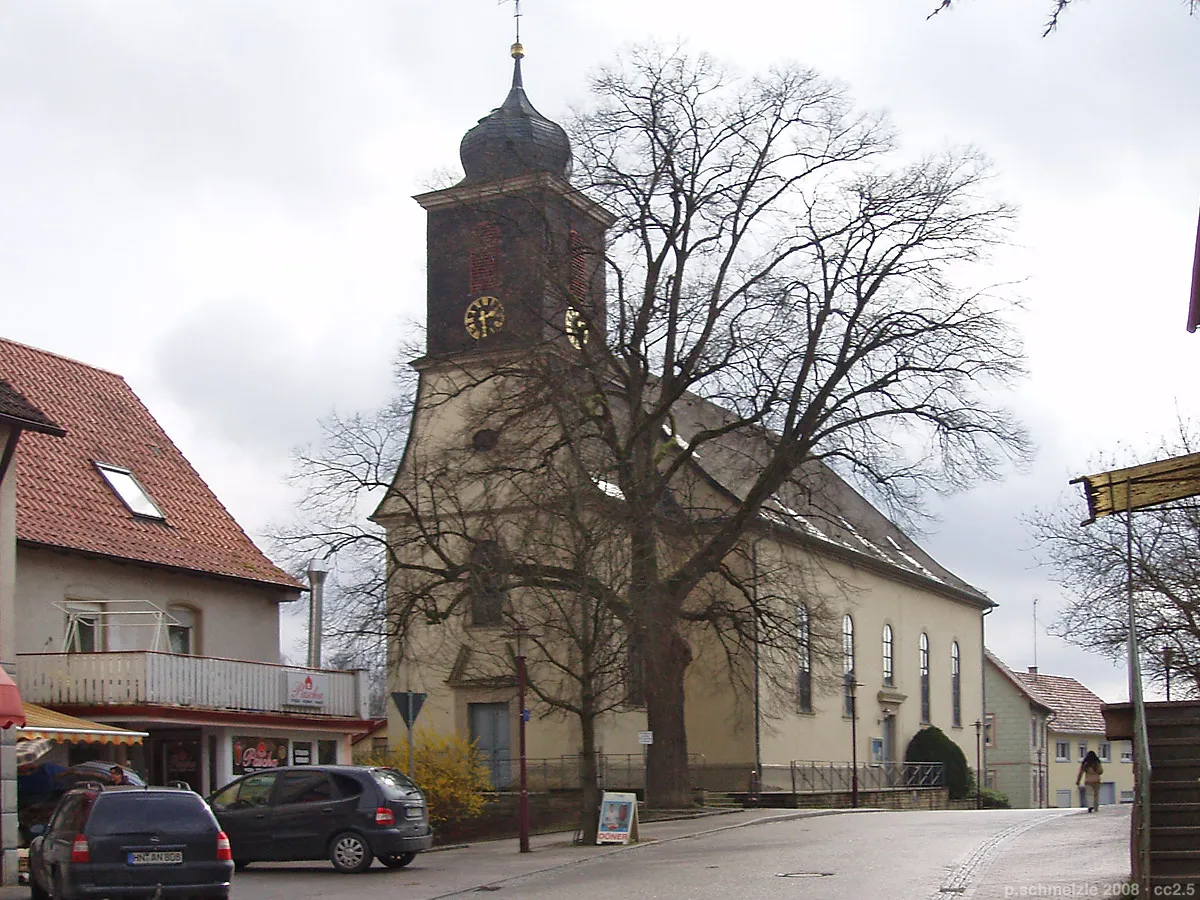 Photo showing: Evangelische Kirche in Kirchardt