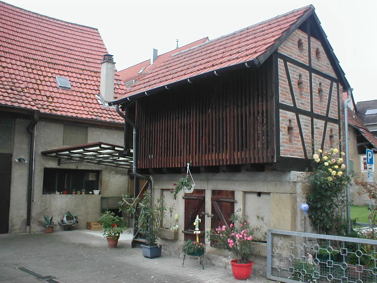 Photo showing: Historischer Schuppen im Burggarten, Kirchardt