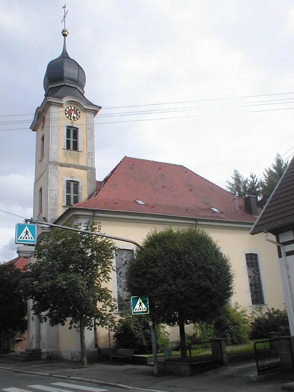 Photo showing: Evangelische Kirche in Bargen, erbaut 1800