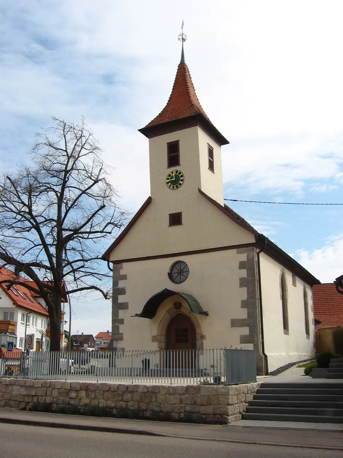 Photo showing: evang. Kirche