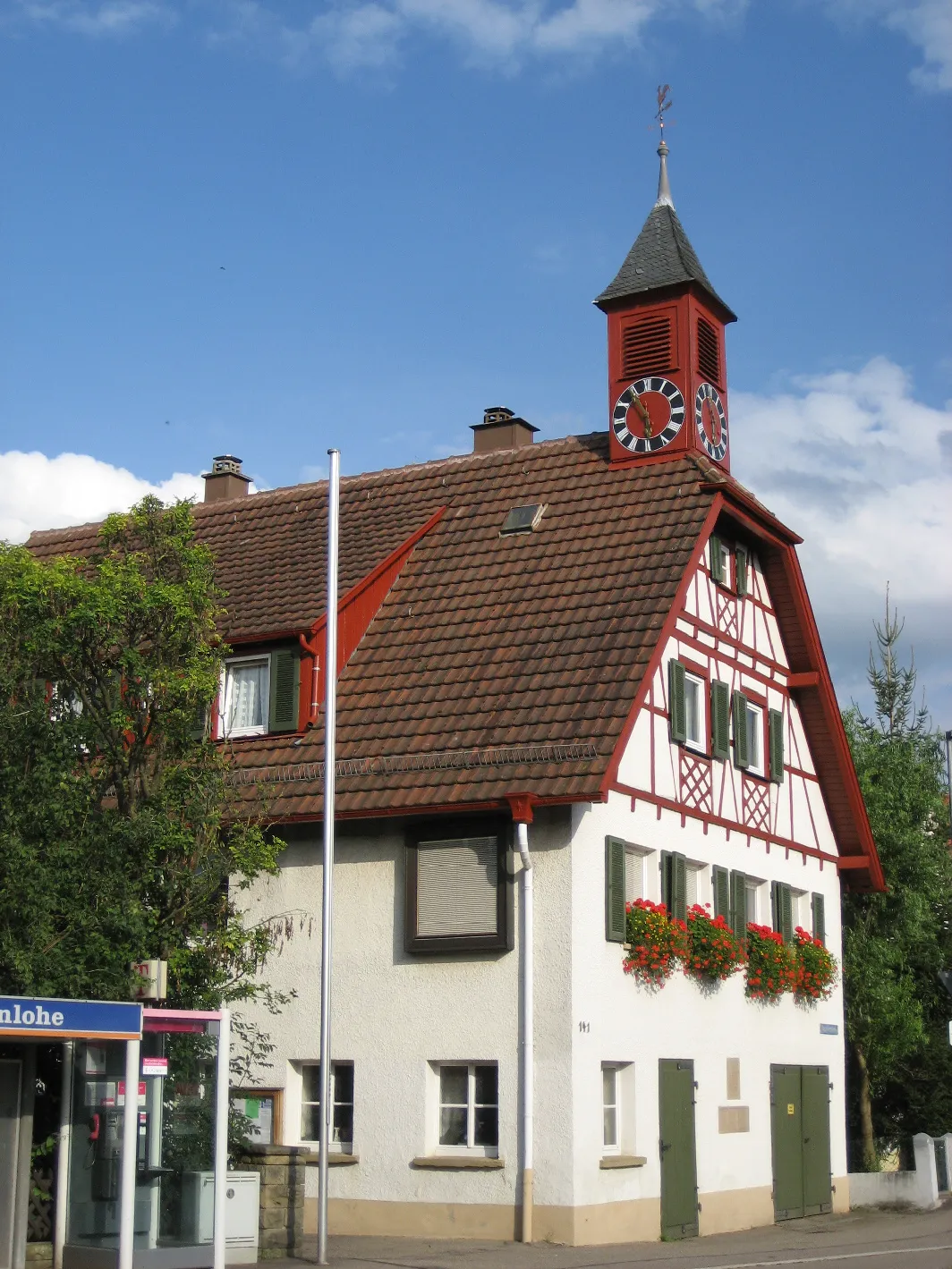 Photo showing: Cappel(Hohenlohe), Rathaus
