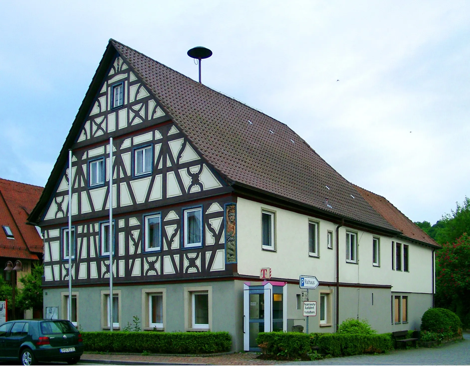 Photo showing: Untermünkheim, Rathaus