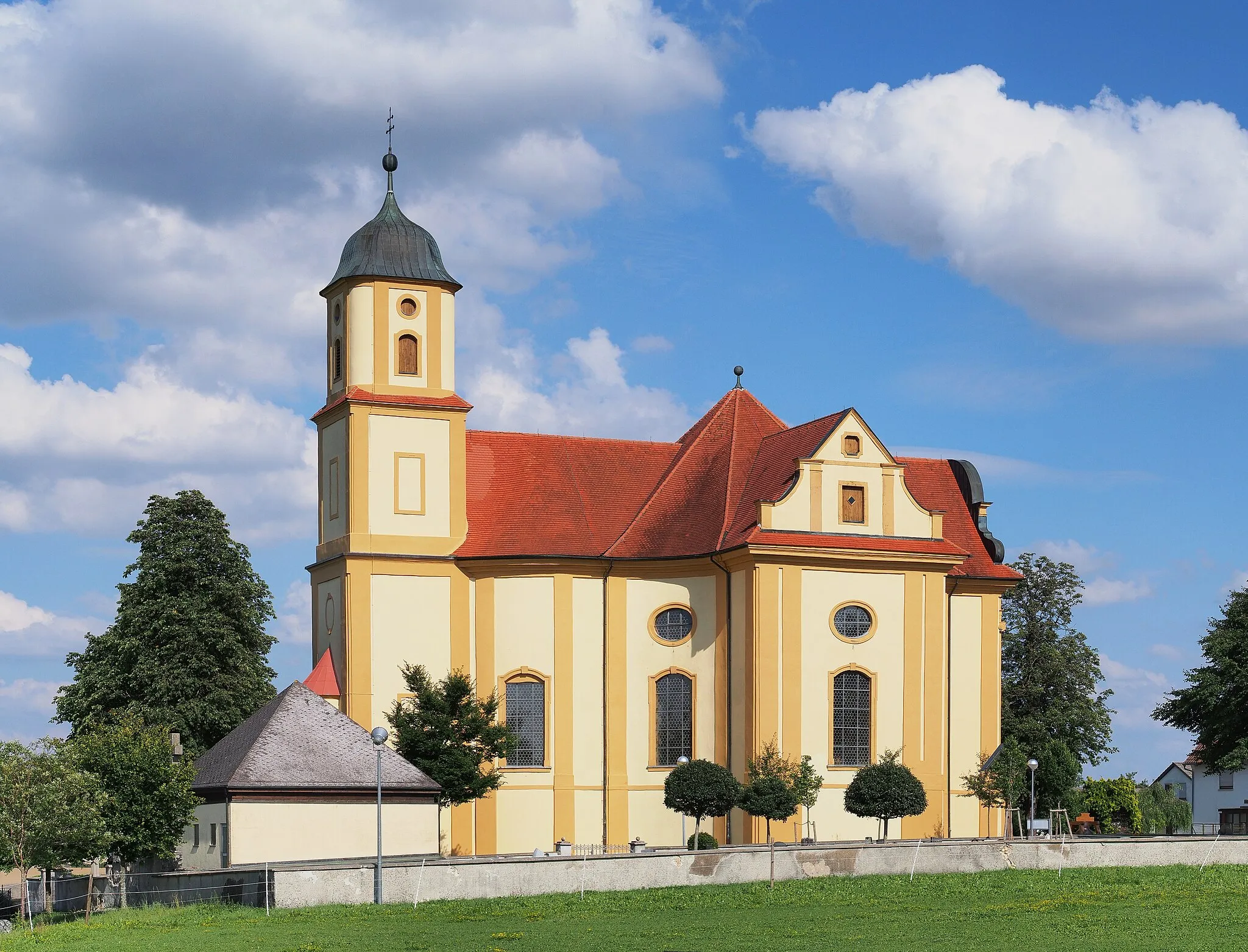 Photo showing: St Mary pilgrimage church, Zöbingen, Germany