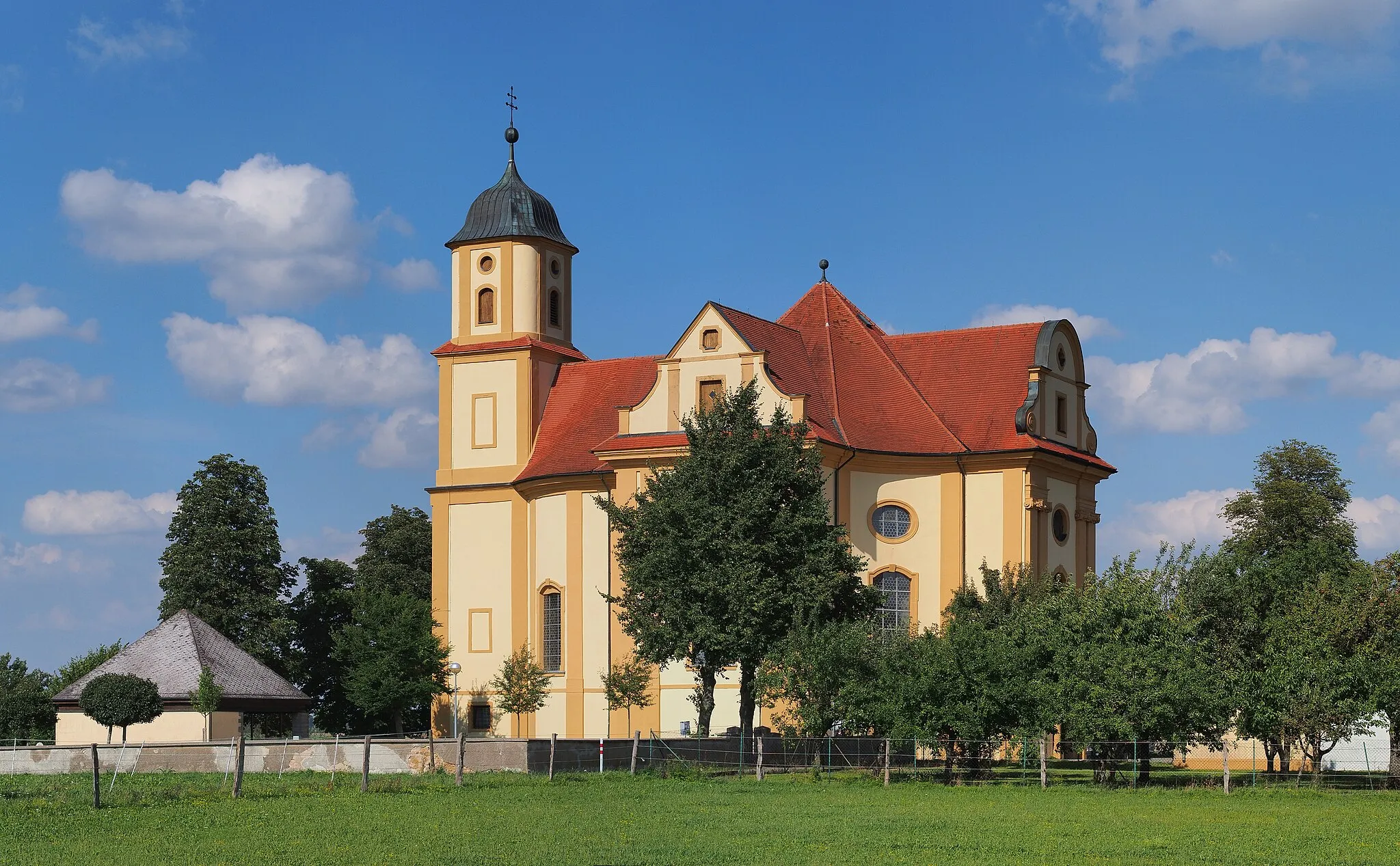 Photo showing: Pilgrimage church St Mary, Zöbingen, Germany