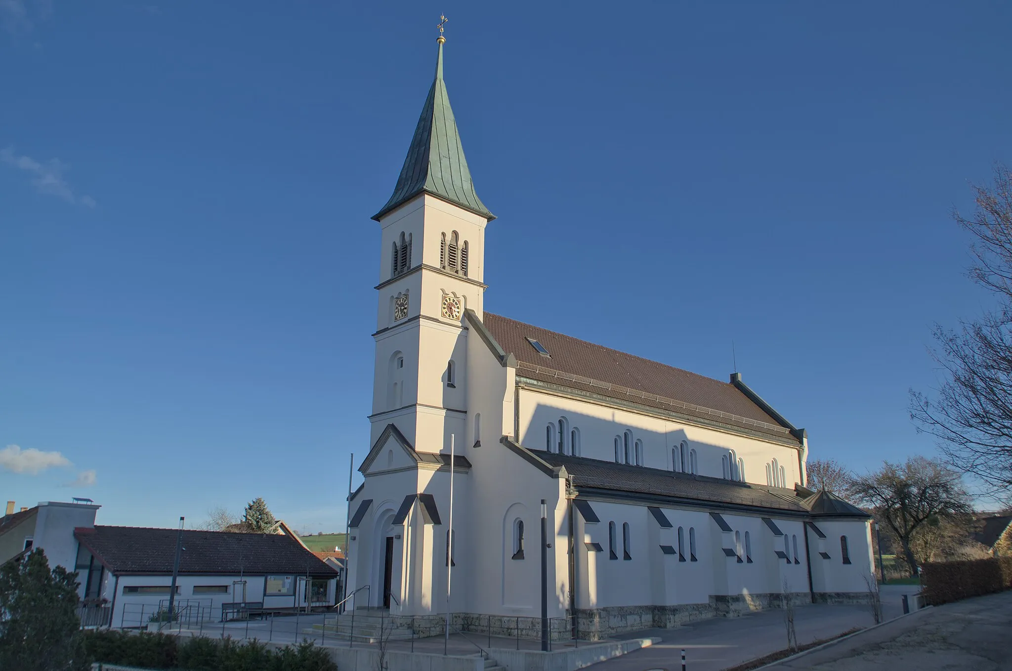 Photo showing: St. Katharina Lippach von Nordwesten
