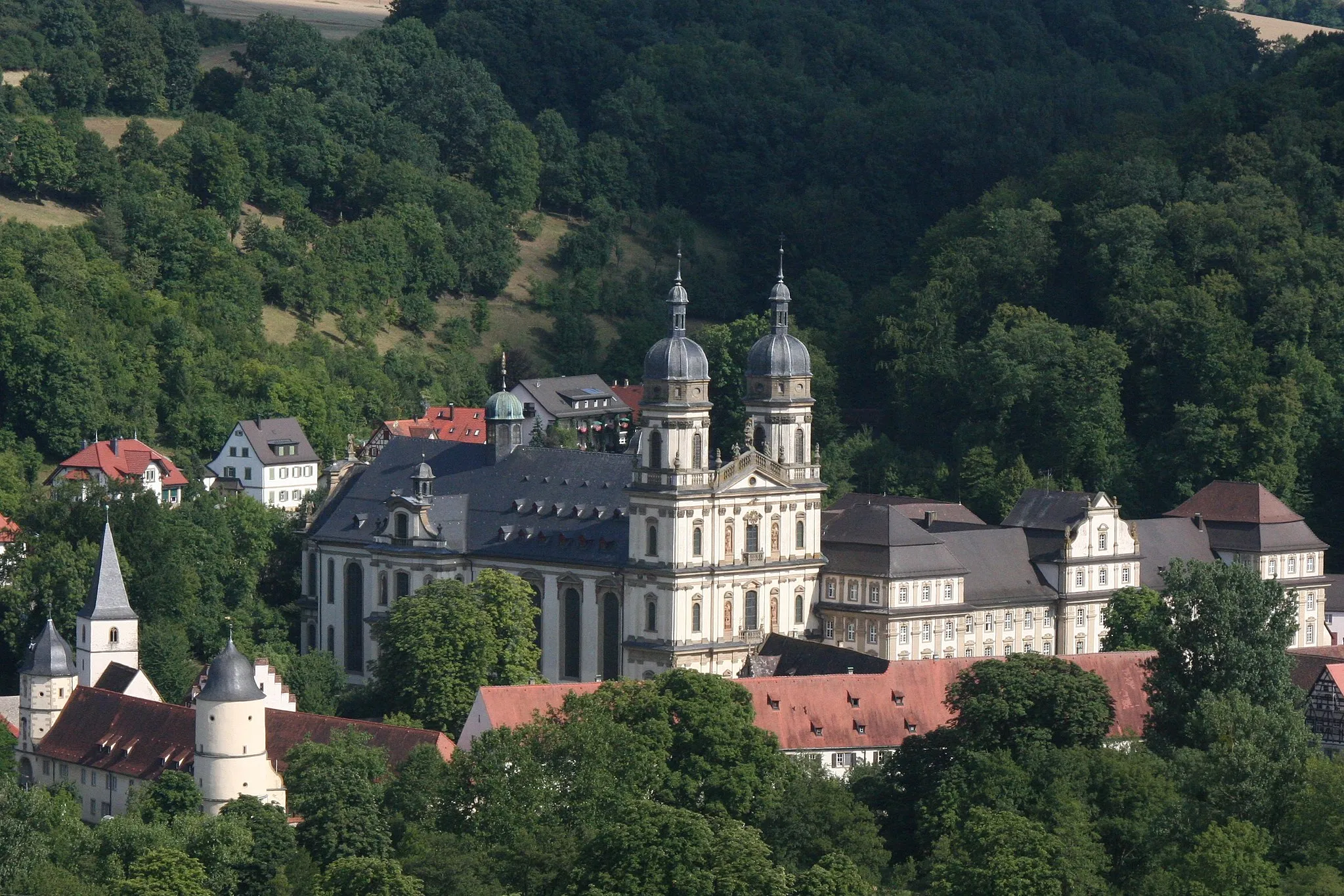 Photo showing: Schöntal monastery as seen from the West