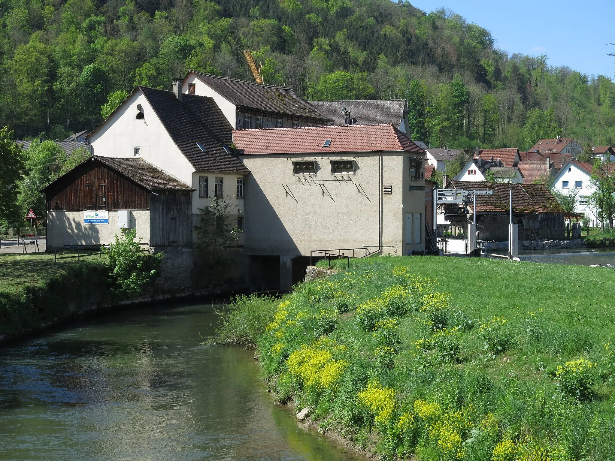 Photo showing: Wasserkraftwerk in Bad Niedernau (Rottenburg am Neckar).