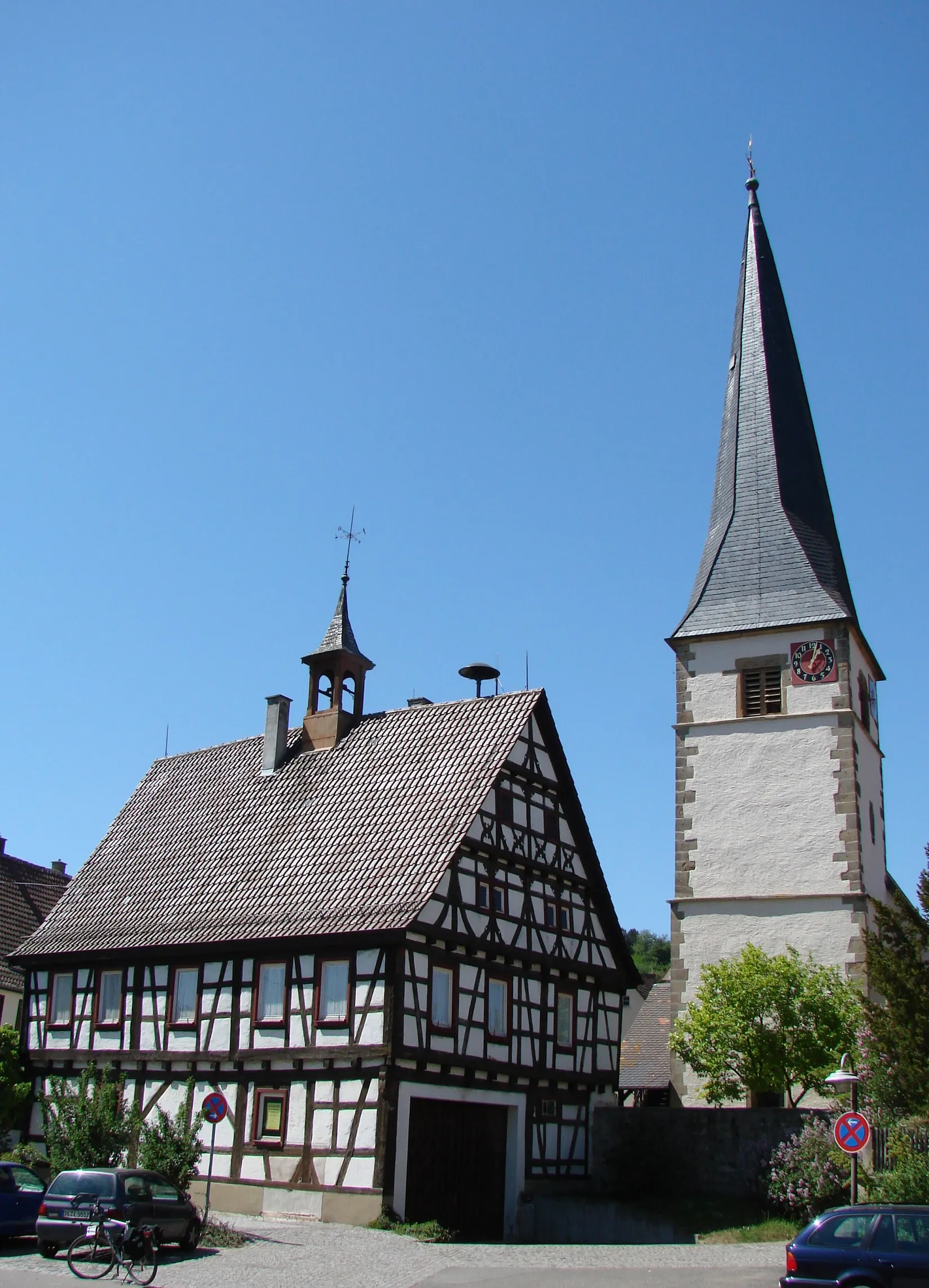 Photo showing: Mühlacker, in the village of Mühlhausen