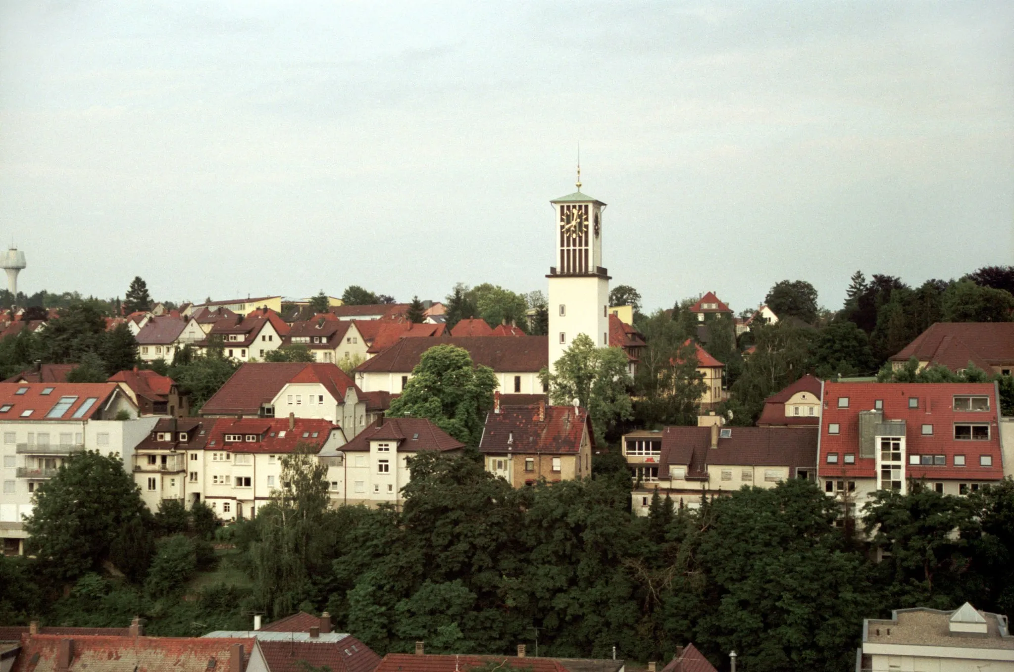 Photo showing: Blick auf die Paulus-Kirche in Mühlacker