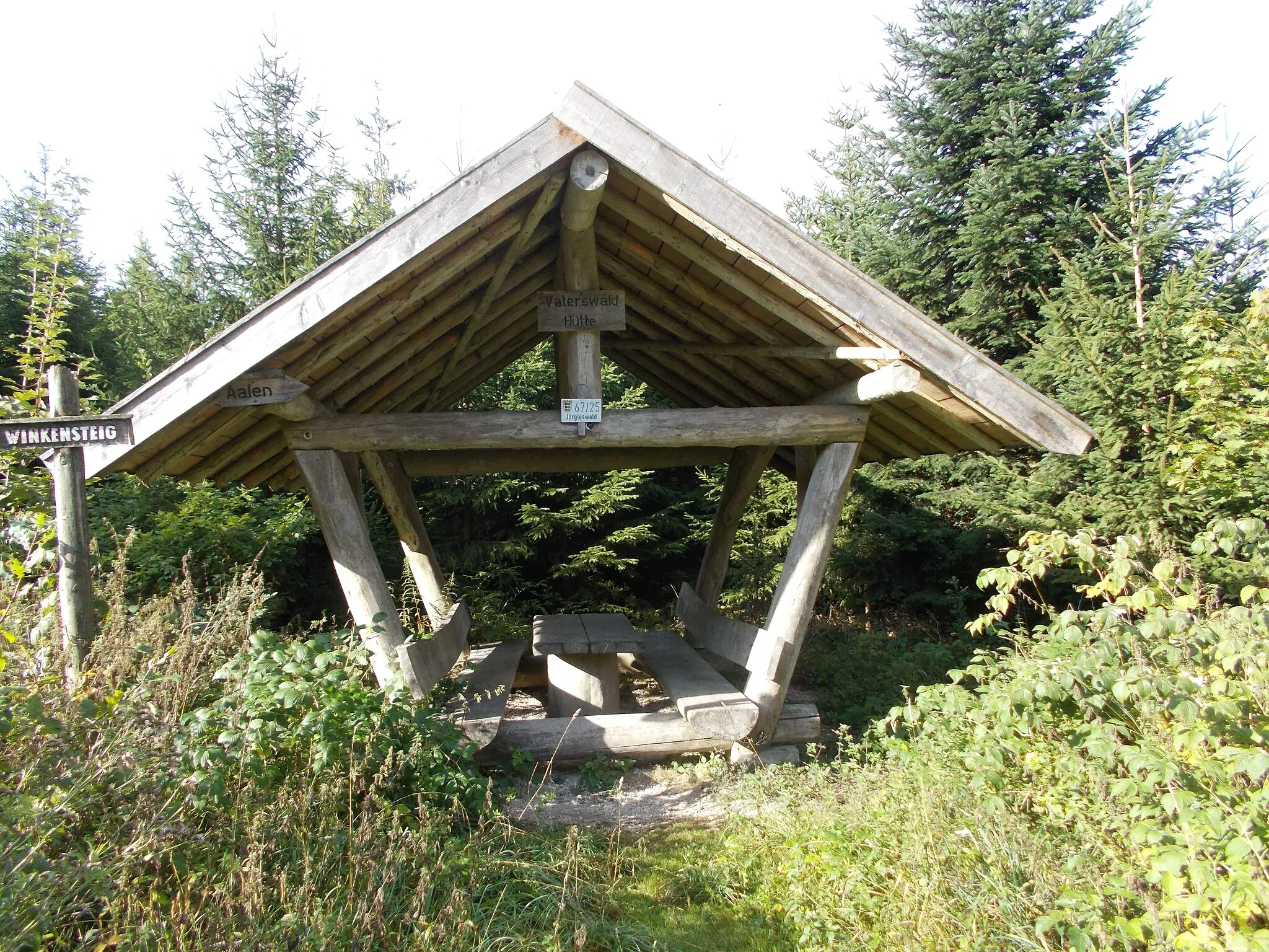 Photo showing: Schutzhütte am Braunenberg