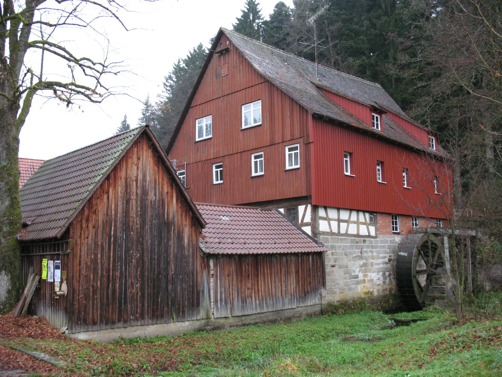 Photo showing: Menzlesmühle in the Gauchhauser Valley