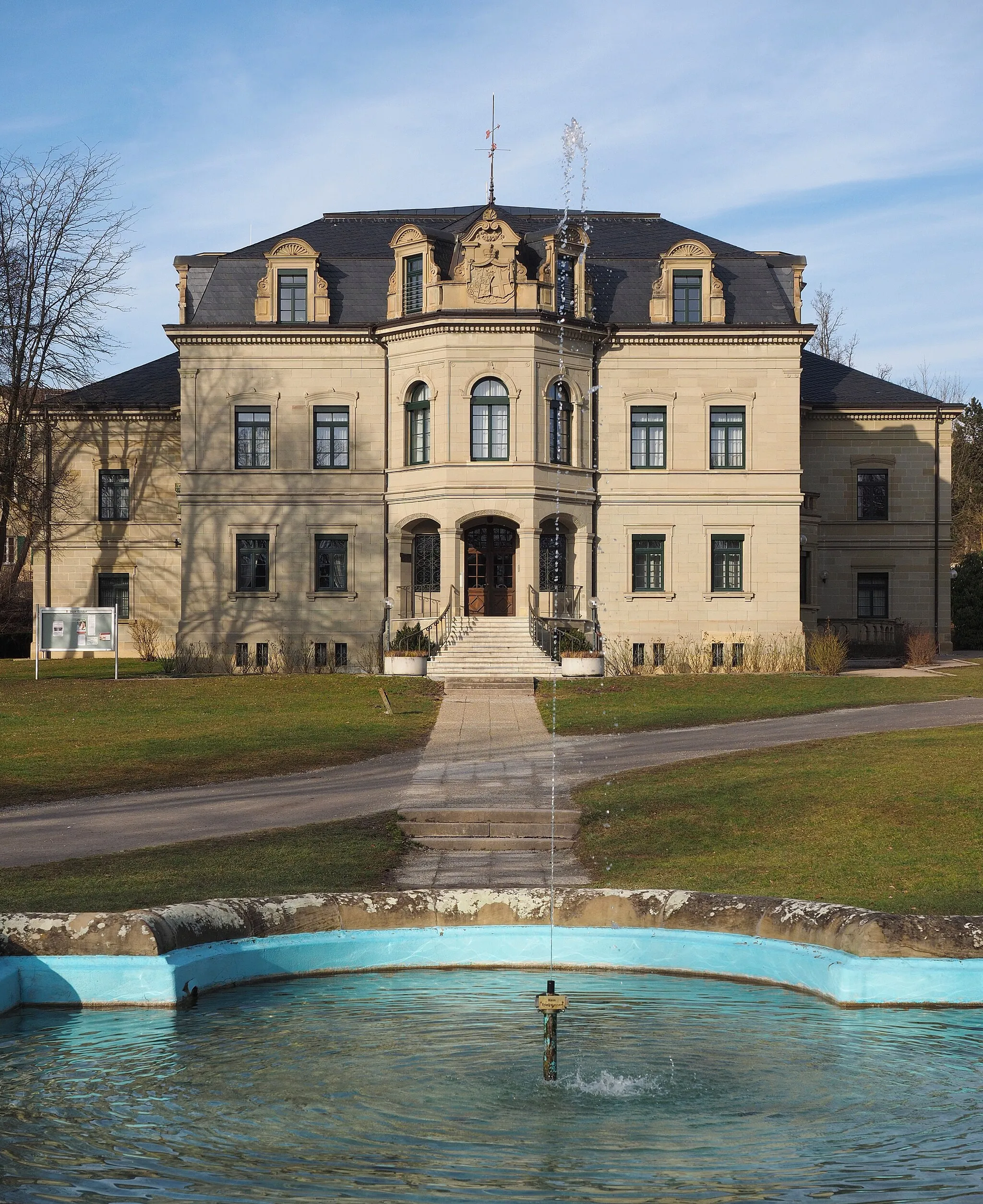 Photo showing: Gaildorf Town Hall "Neues Schloss", Germany, as seen from the park