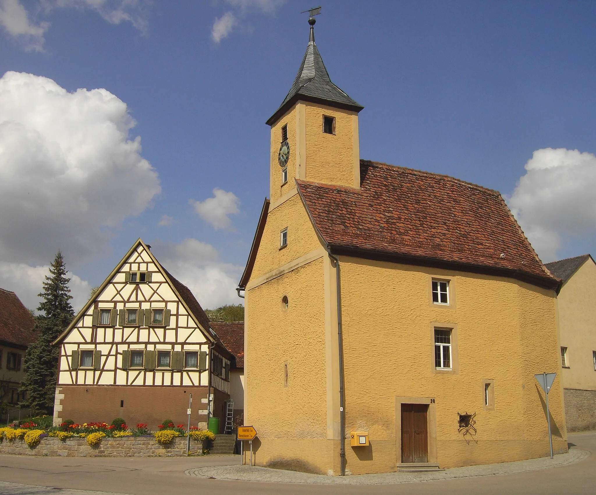 Photo showing: Kirche in Ebertsbronn