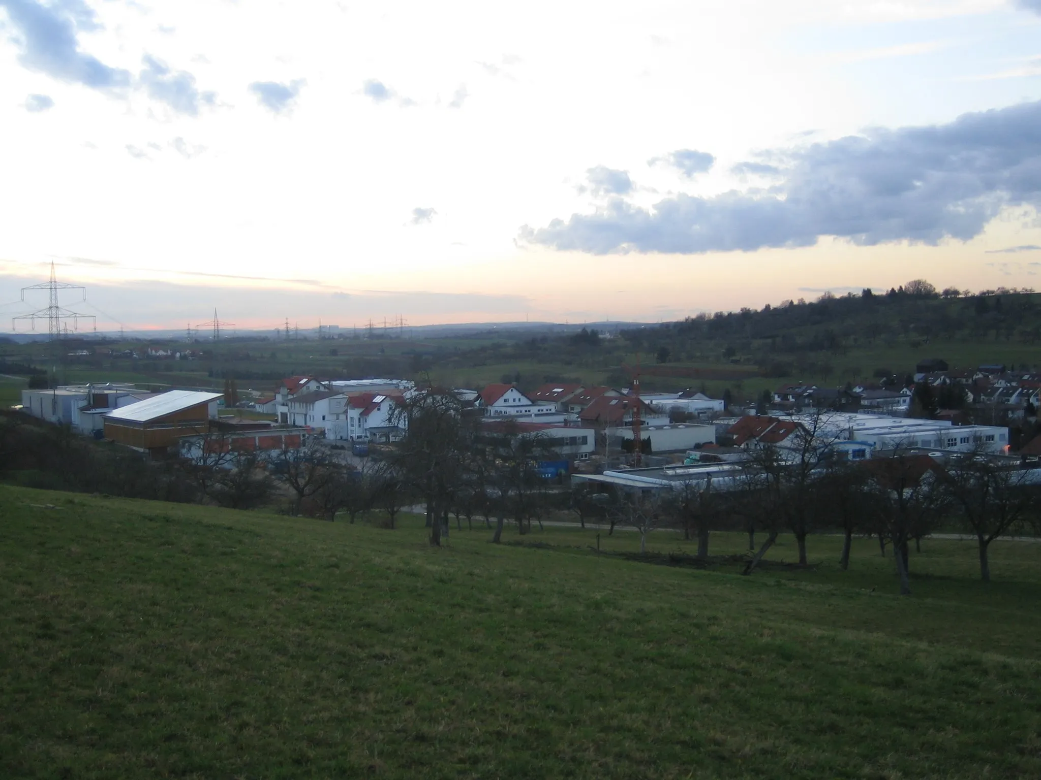 Photo showing: Gewerbegebiet Notzingen