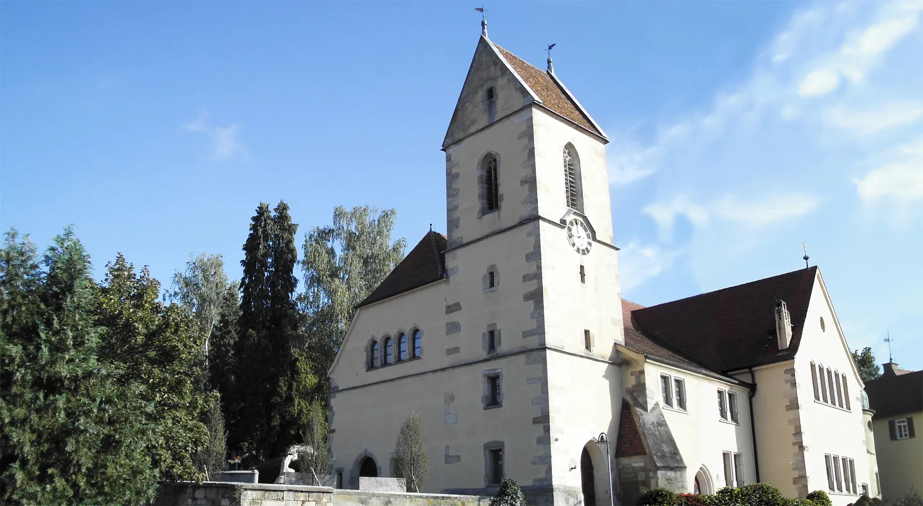 Photo showing: Evangelische Mauritiuskirche in Reichenbach an der Fils