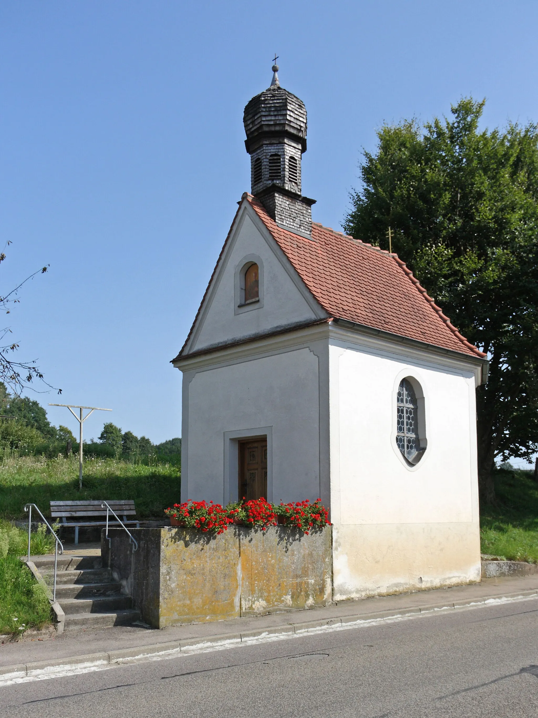 Photo showing: Kapelle St. Otmar in Kleinbeuren, Gemeinde Kammeltal; 1777 von Joseph Dossenberger d.J. errichtet