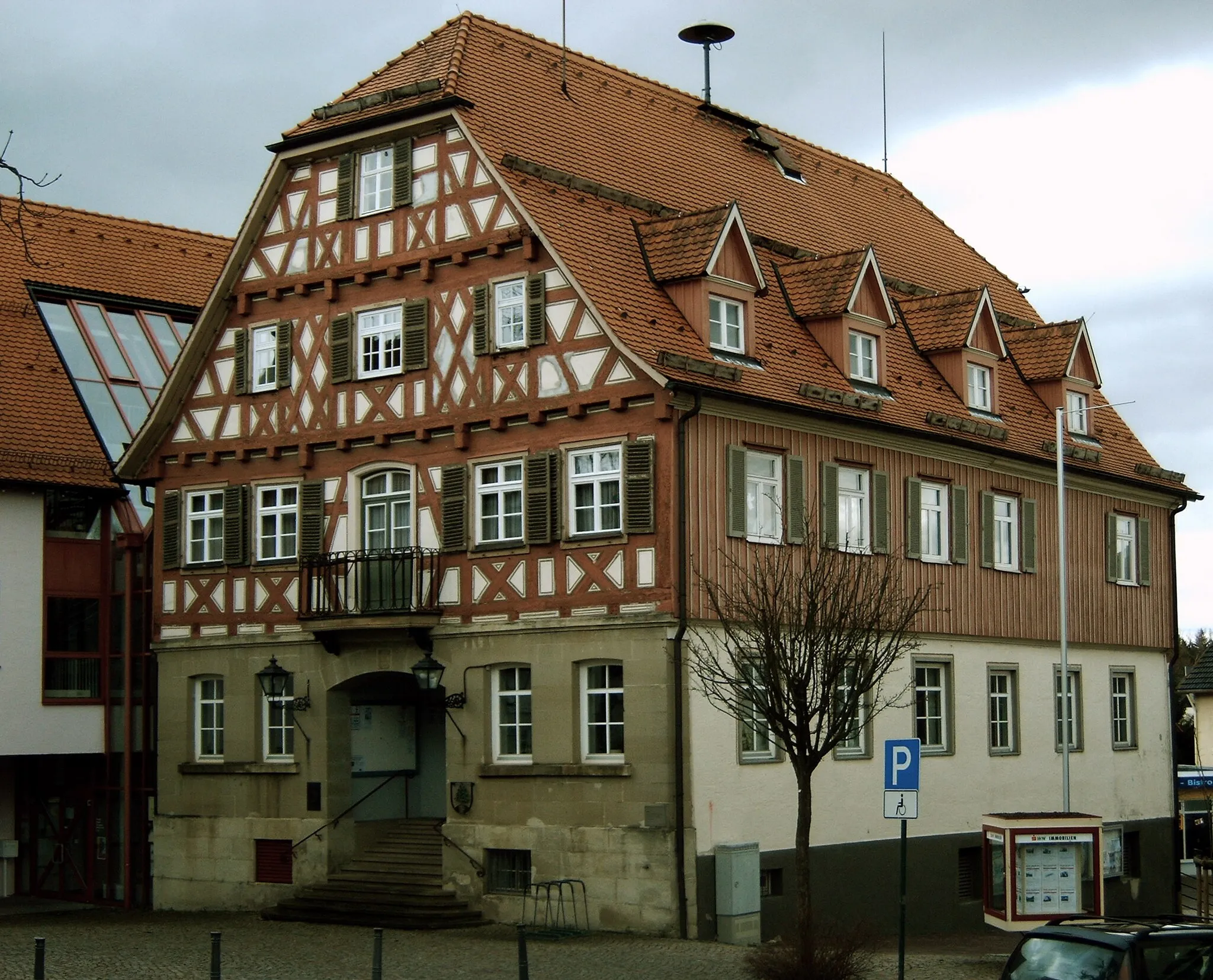 Photo showing: Welzheim town hall