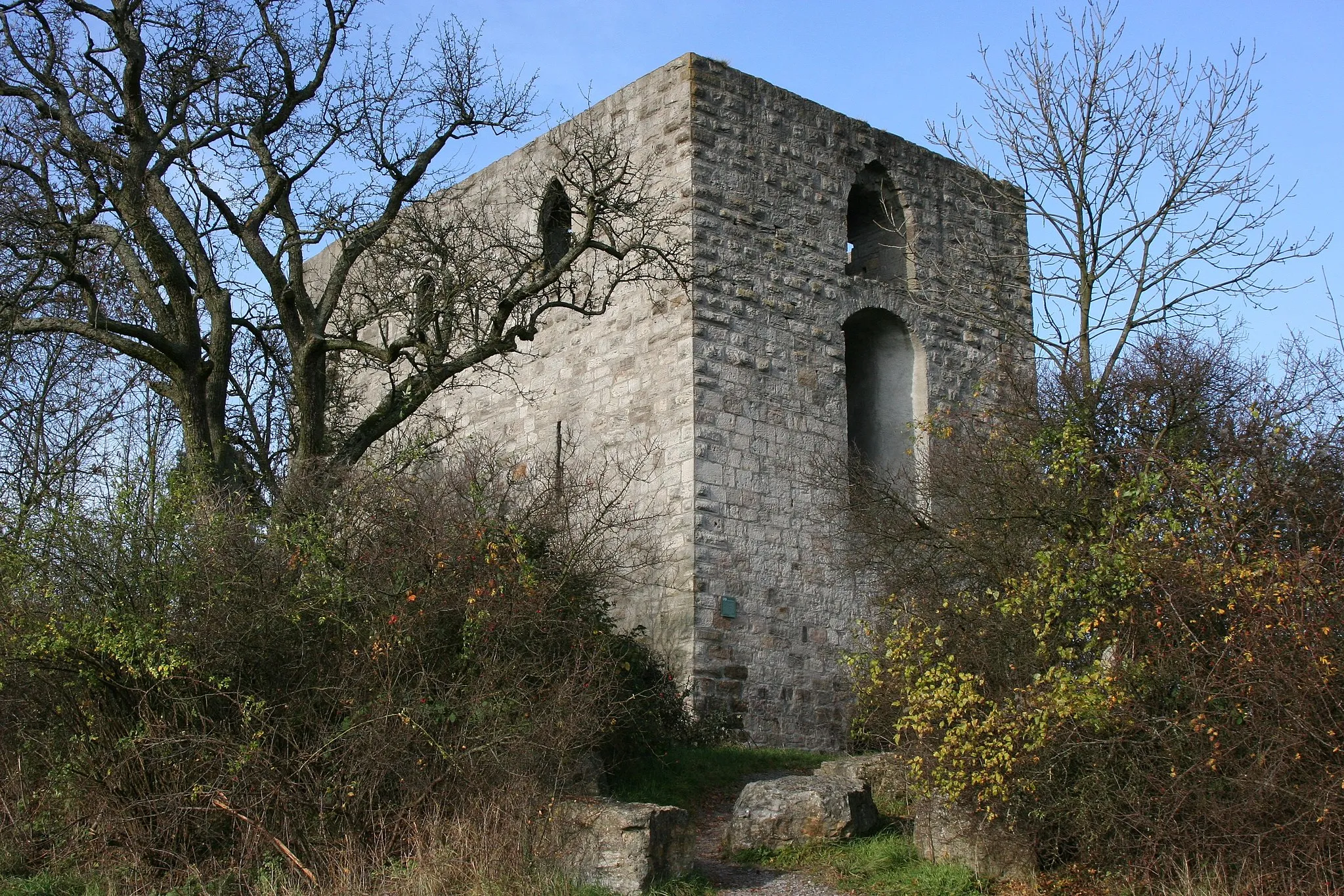 Photo showing: Helfenberg castle ruin in Ilsfeld-Helfenberg