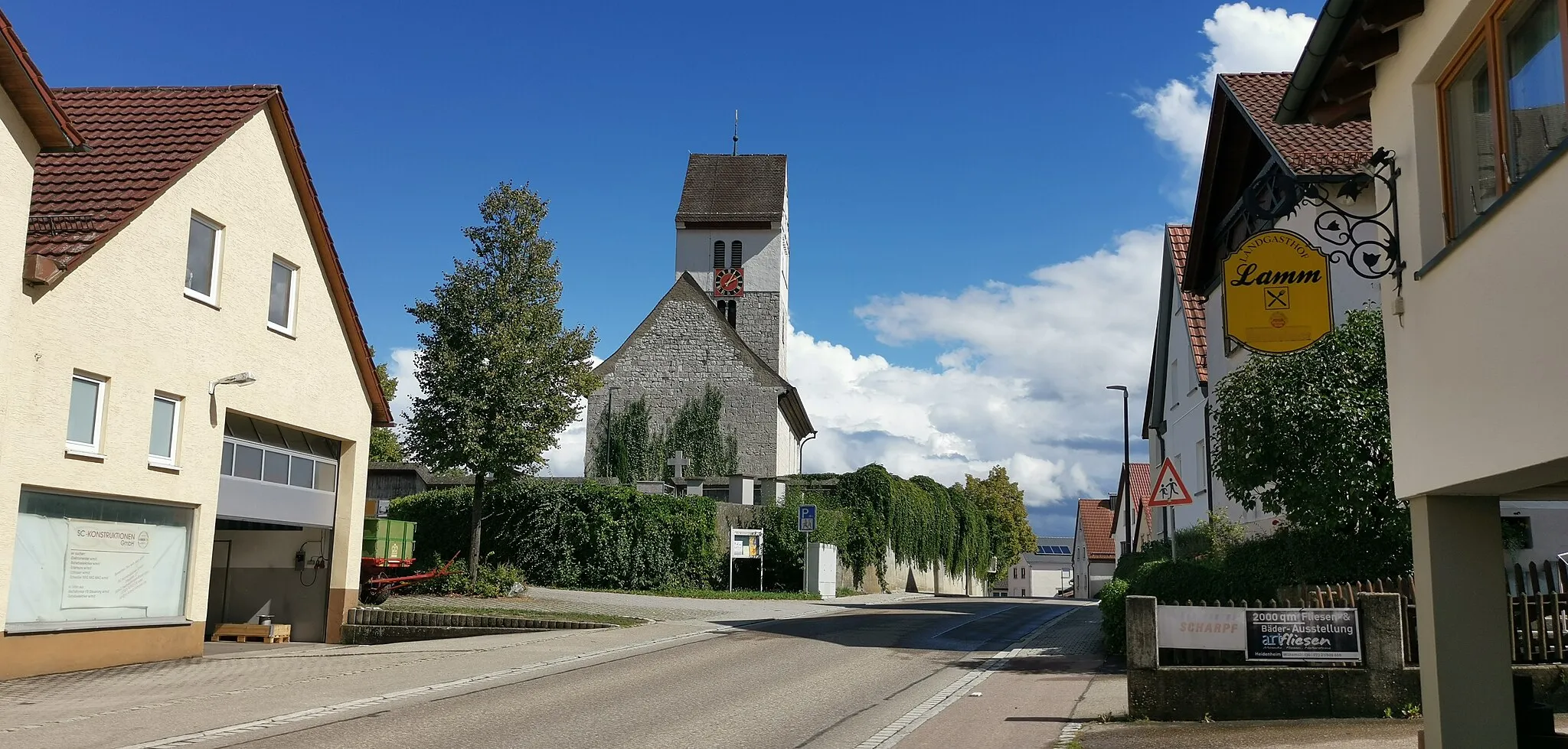 Photo showing: Martinskirche in Bissingen ob Lontal
