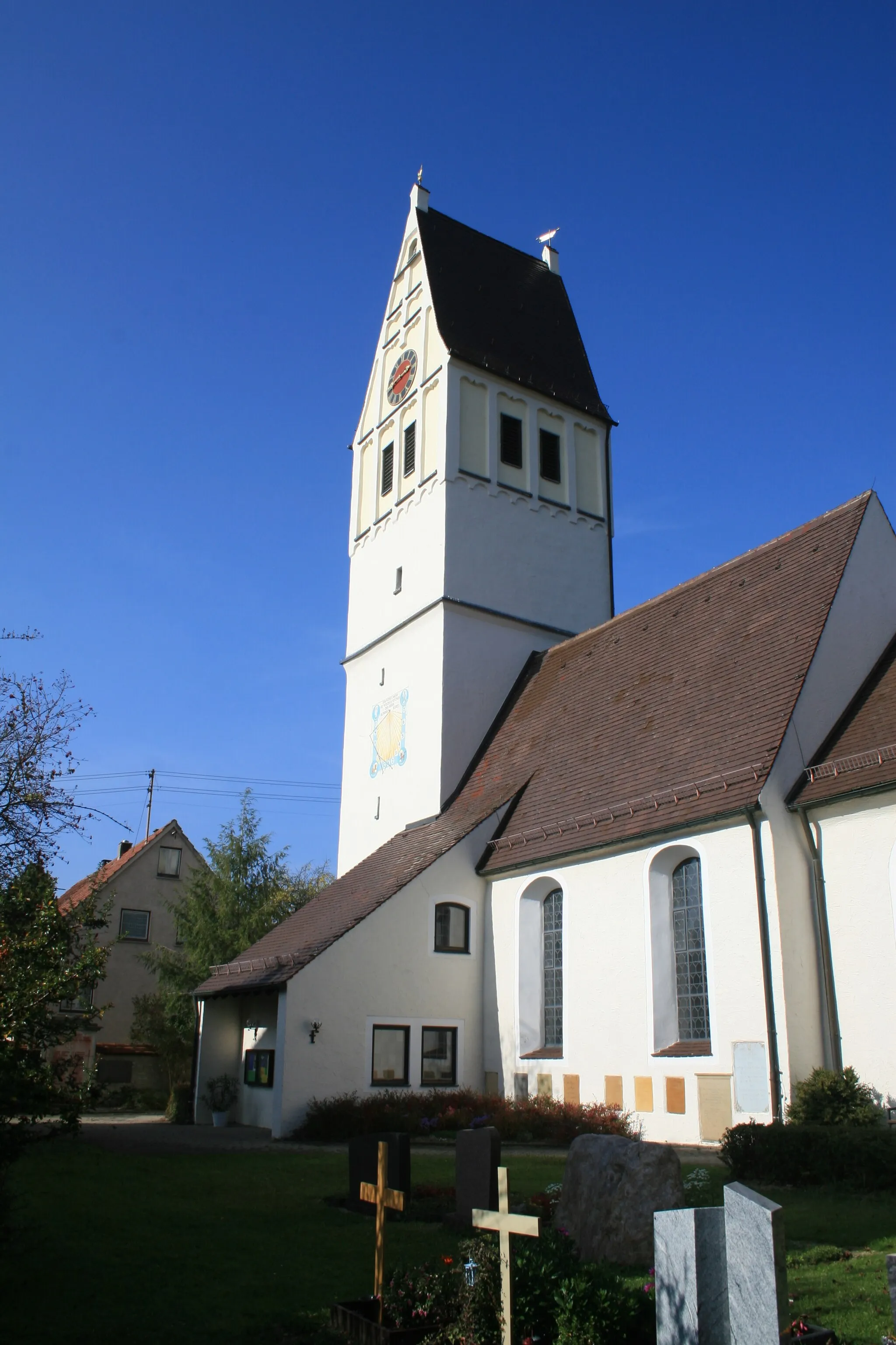 Photo showing: Laurentius church of Amstetten-Dorf, as seen from SE