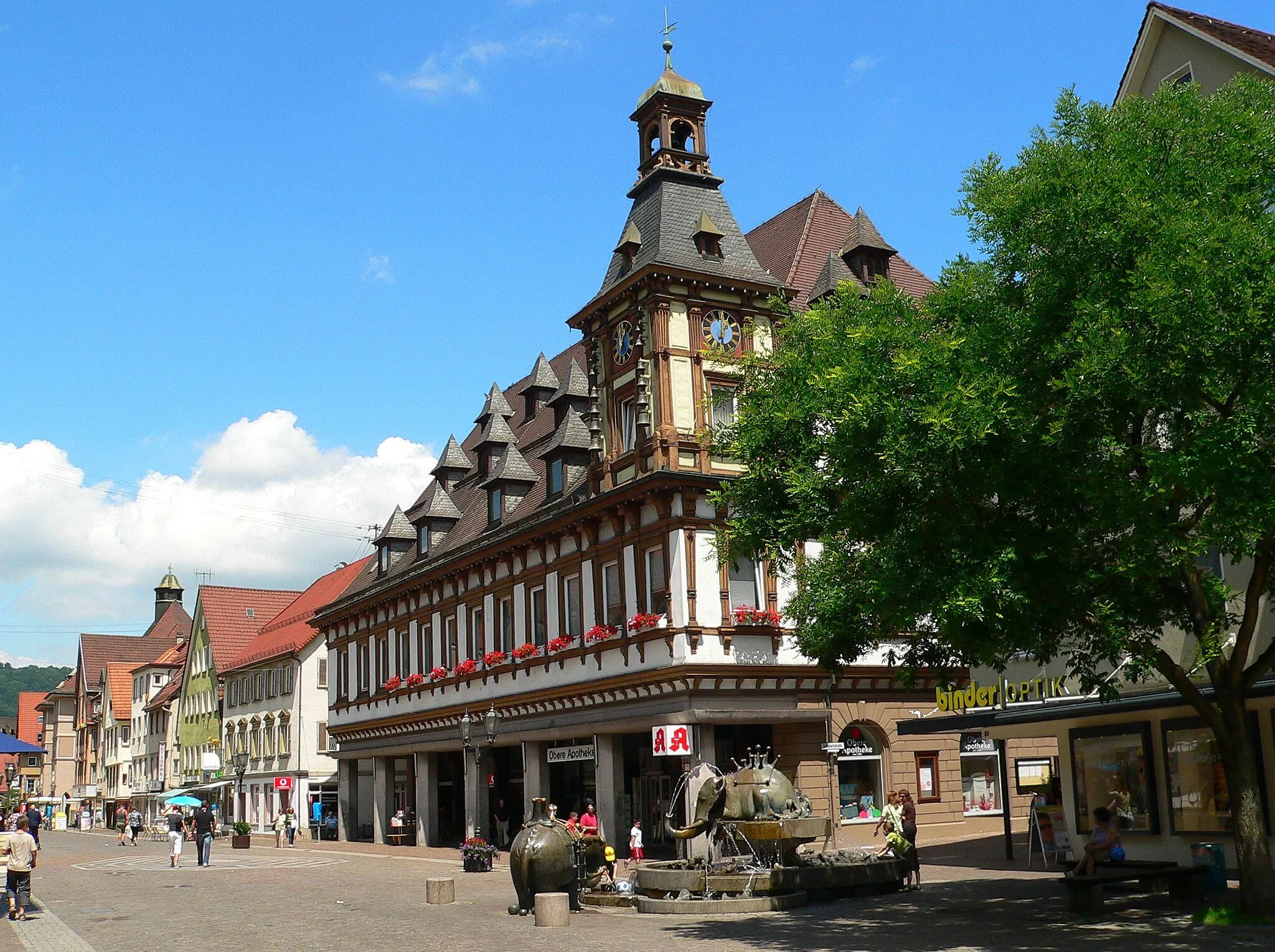 Photo showing: Building: "Altes Rathaus", Geislingen an der Steige, Germany