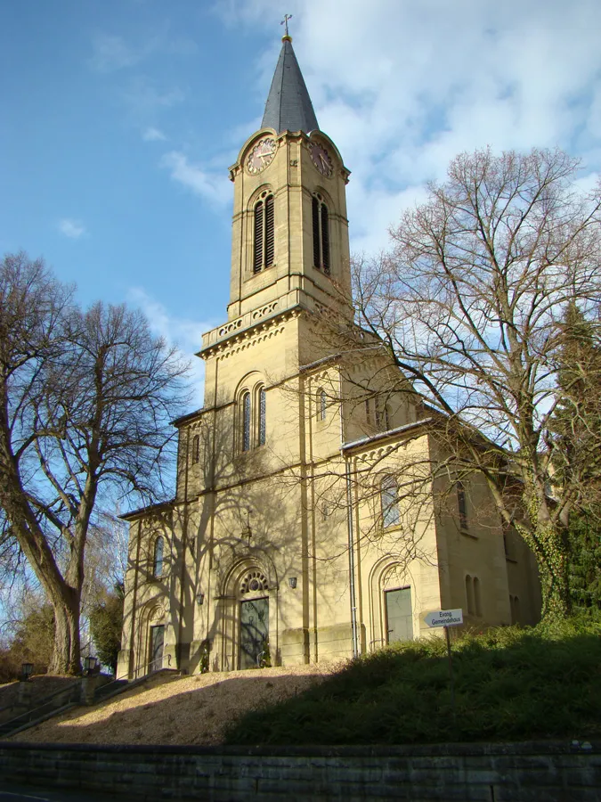 Photo showing: Historisches Gebäude Kaiserstr. 10 (evang. Kirche) in Eppingen