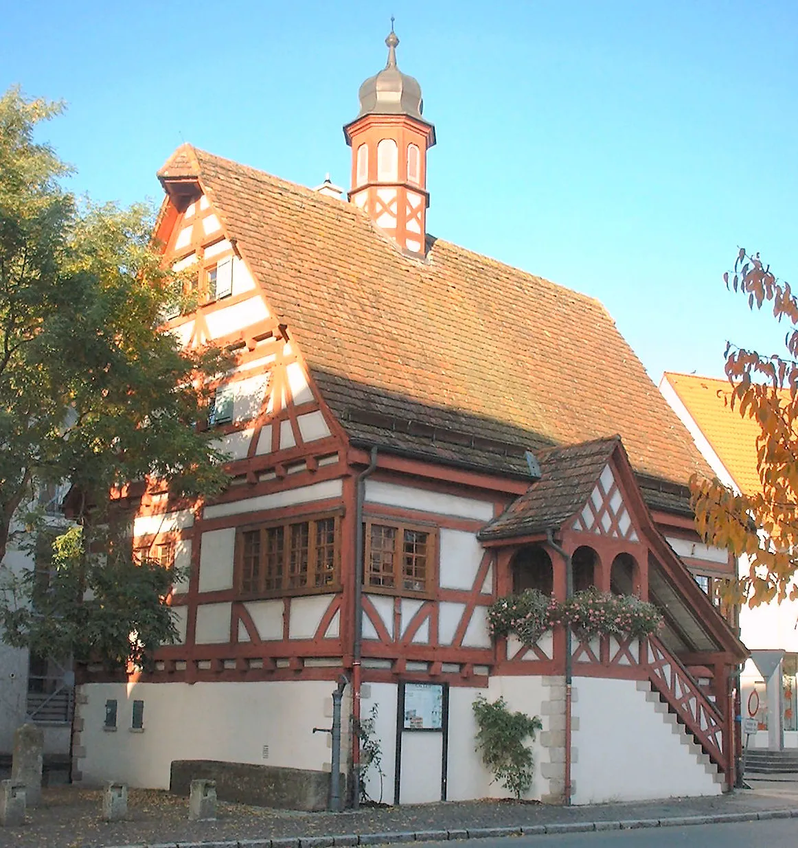 Photo showing: Altes Rathaus in Maichingen, sehr schön restauriertes Fachwerkhaus von 1540