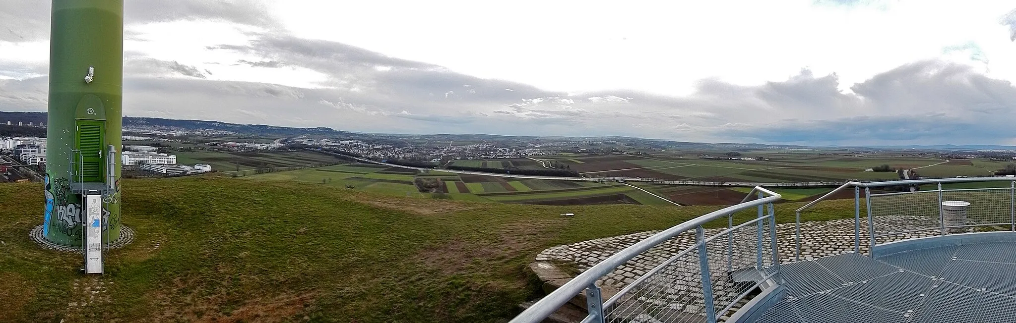 Photo showing: Ausblick vom grünen Heiner