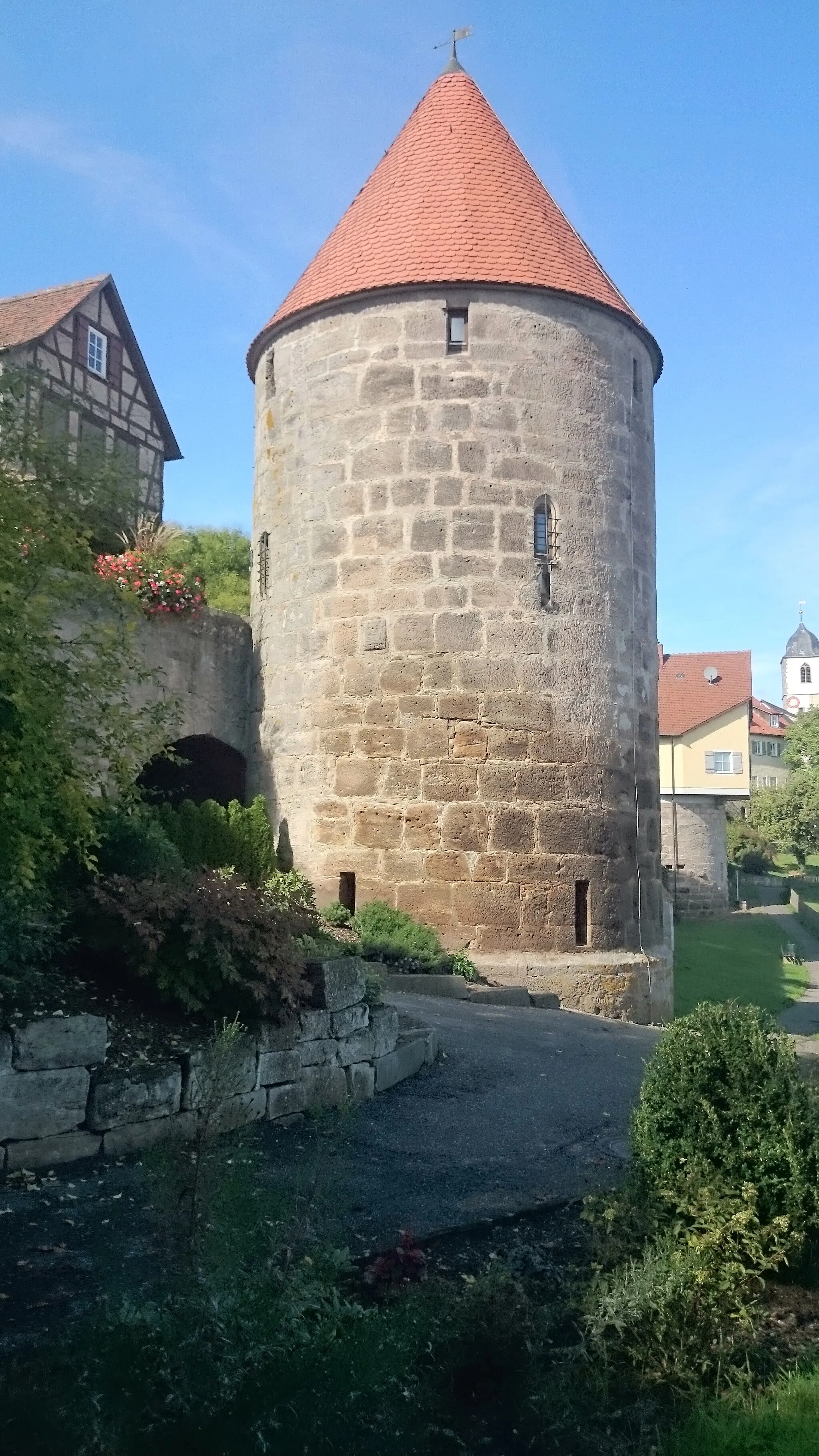 Photo showing: Nachtwächterturm in Waldenburg