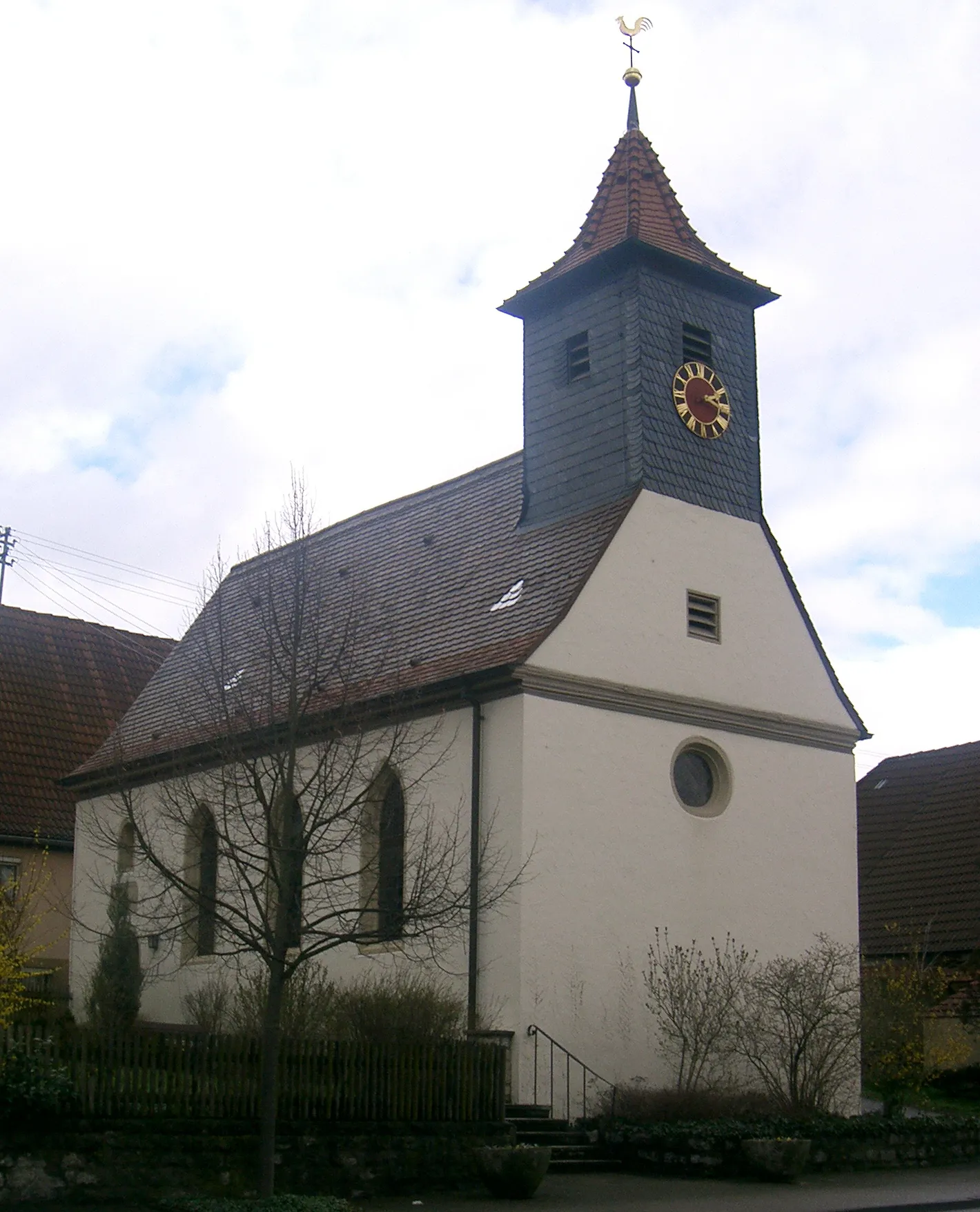 Photo showing: Die evangelische Kirche in Pfedelbach-Oberohrn