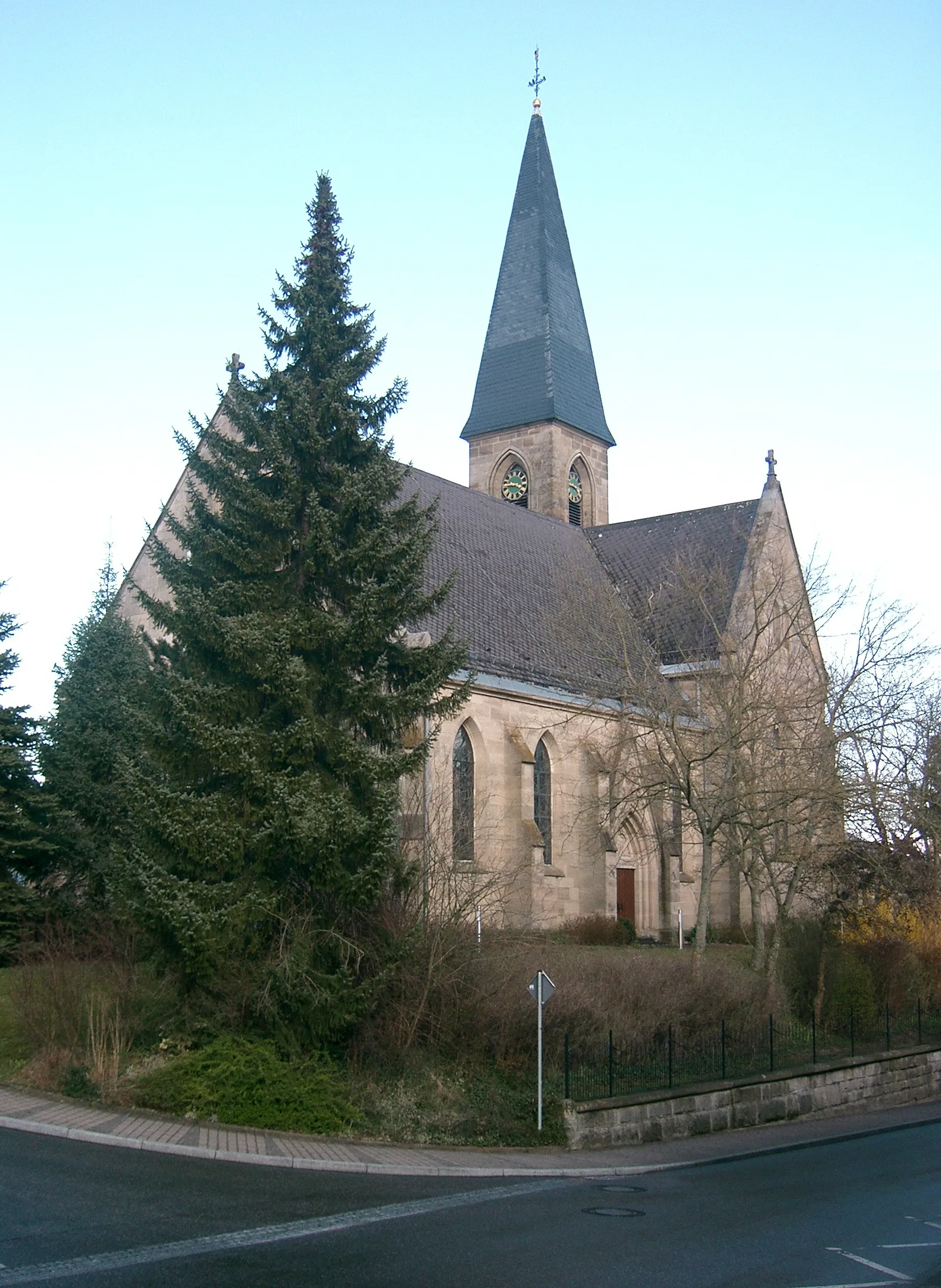 Photo showing: Die katholische Kirche Peter und Paul in Pfedelbach