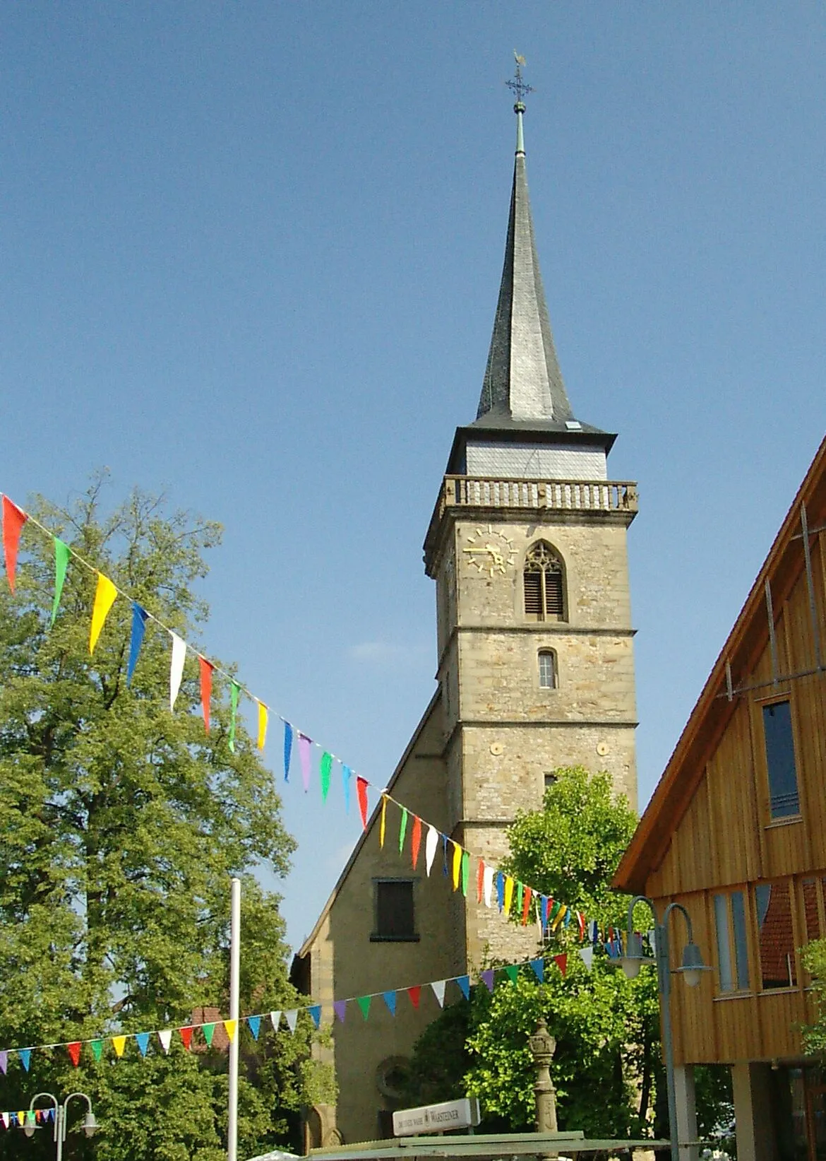Photo showing: Ingersheim, Germany: Martinskirche Großingersheim