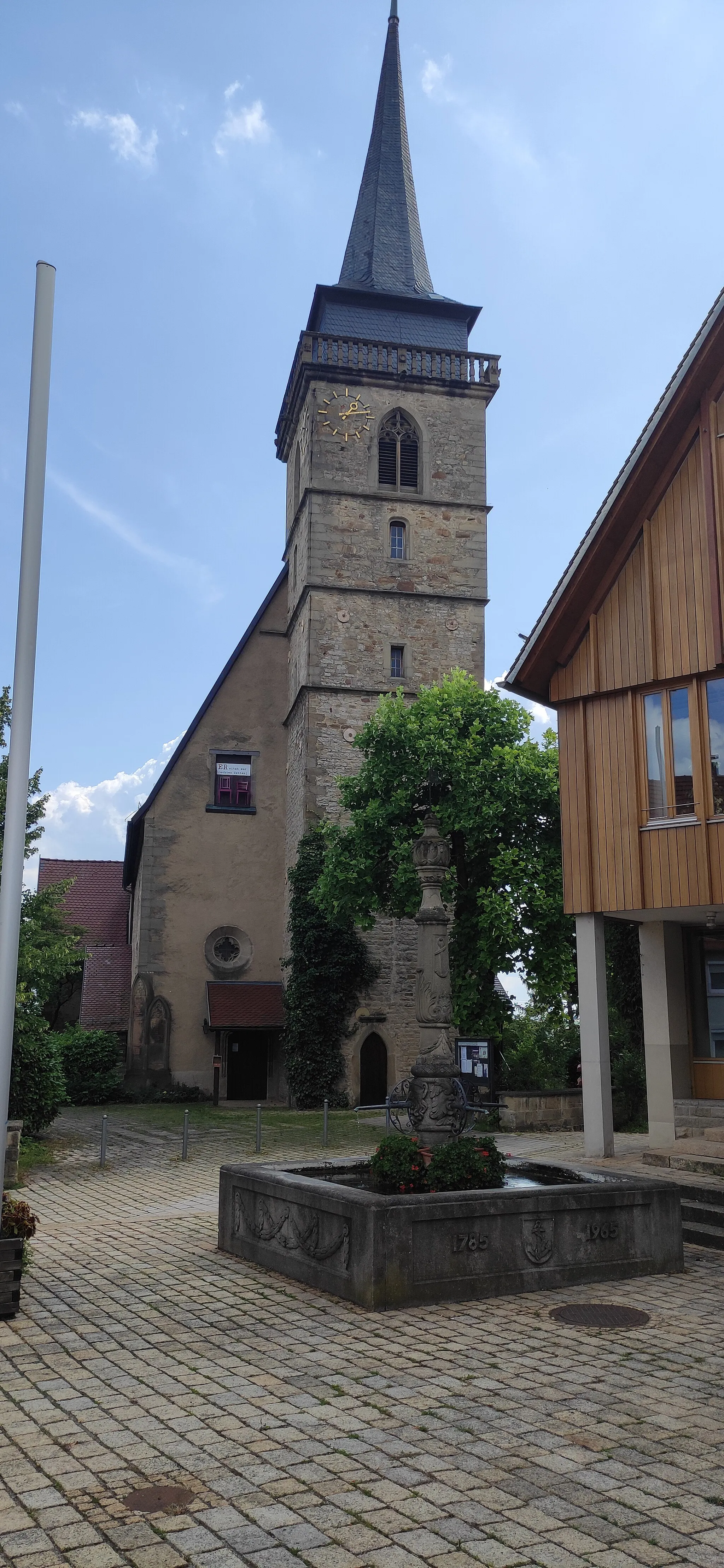 Photo showing: Ingersheim, Germany: Martinskirche Großingersheim
