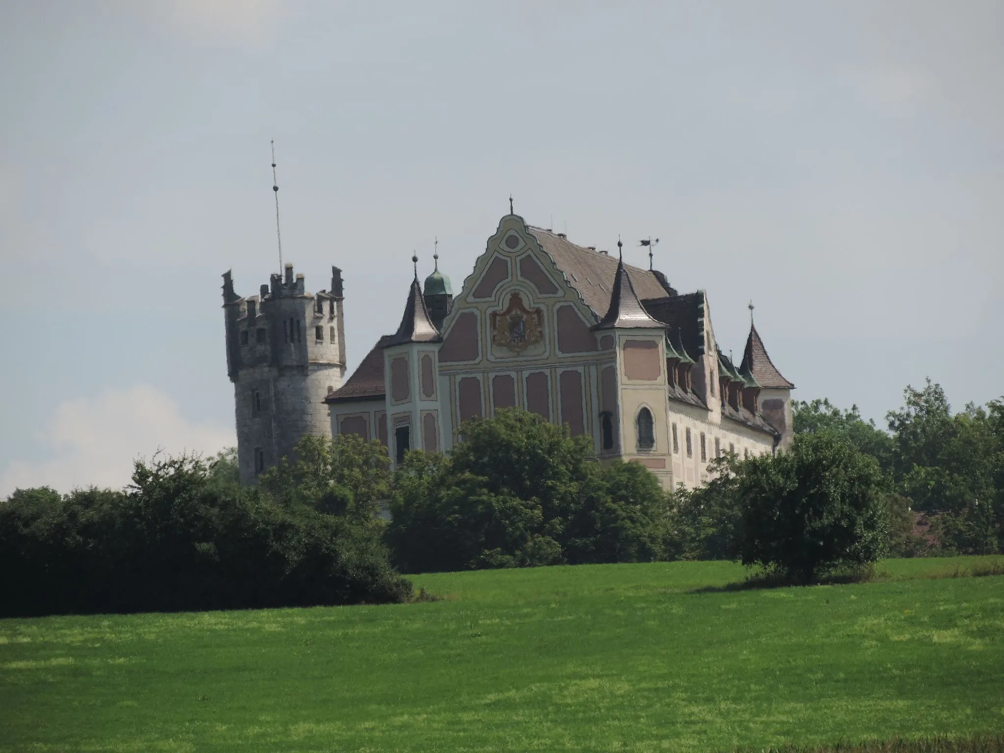 Photo showing: Westseite Schloss Taxis