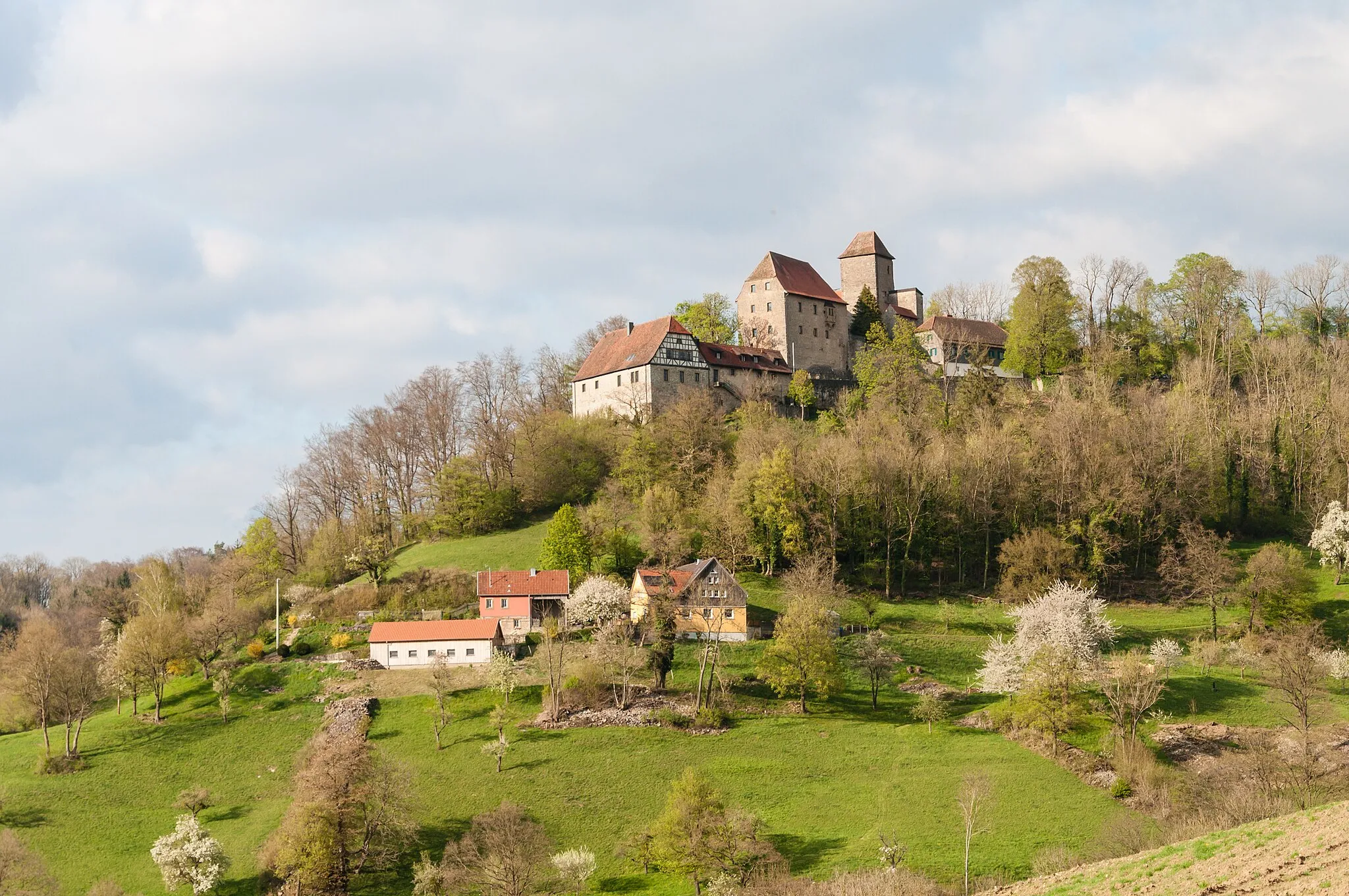 Photo showing: Castle Tierberg near Brausbach, Schwäbisch Hall, Germany