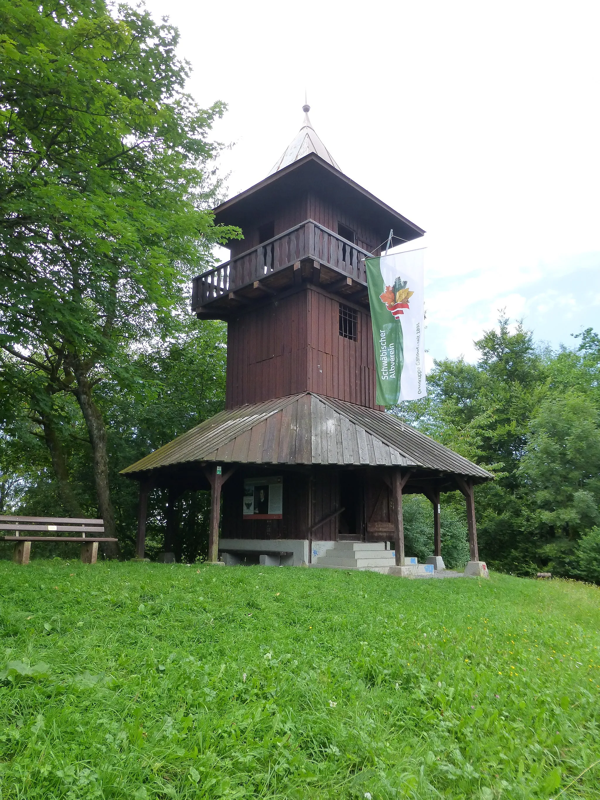 Photo showing: Kernerturm auf dem Kirgel bei Gaildorf